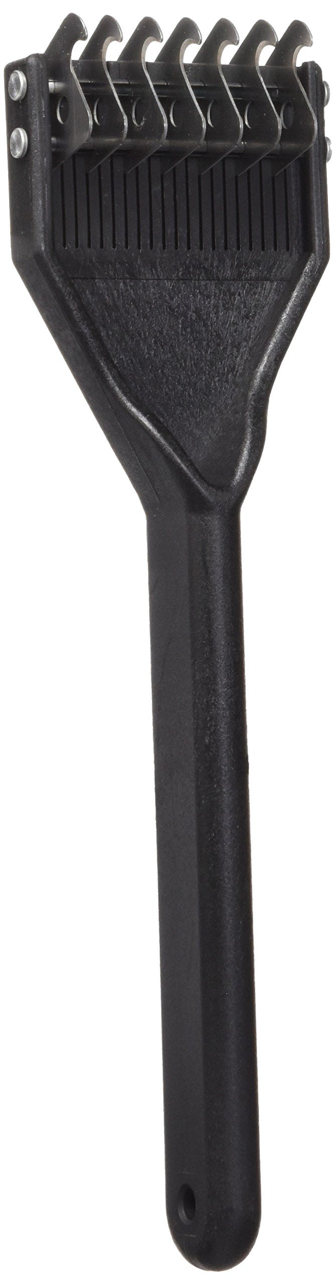 Mars Coat King Dematting Undercoat Grooming Rake Stripper Tool For Dogs And Cats, Stainless Steel With Plastic Handle, Made In Germany, 7-Blade Coarse