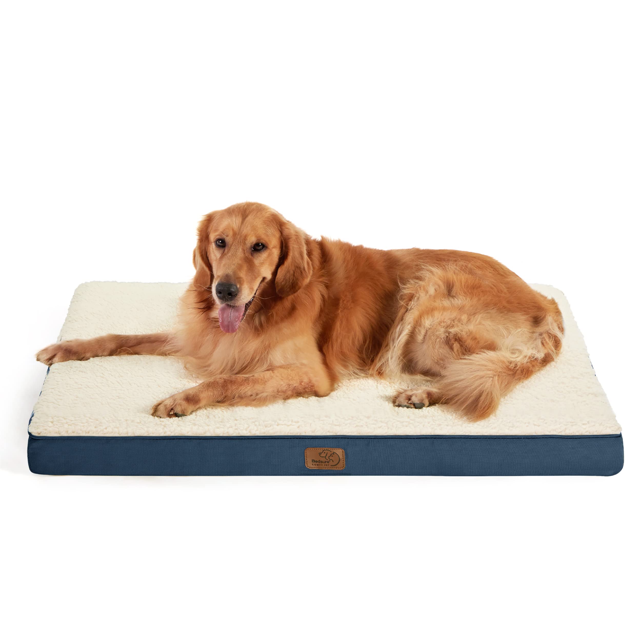 Bedsure Xl Dog Bed Large Sized Dog -Orthopedic Waterproof Extra Large Pet Beds With Removable Washable Cover, Egg Crate Foam Mat