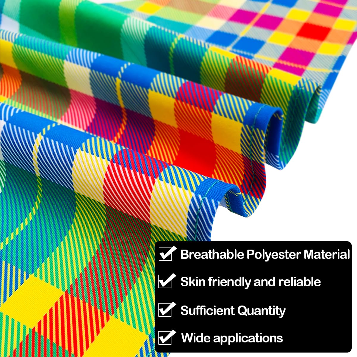 JpGdn 50PCS Large Dog Bandanas Plaid Large Breed XL Bulk for Extra Large Dog Big Bandanas Pack Kerchief Washable Triangle Bibs H
