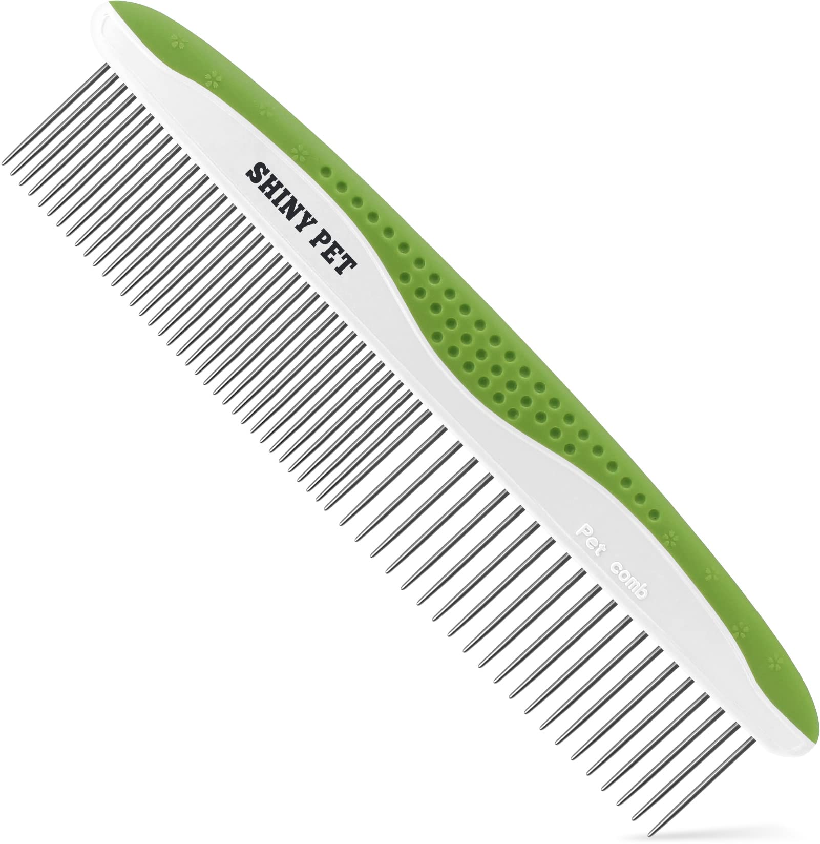 Dog Comb For Removes Tangles And Knots - Cat Comb For Removing Matted Fur - Grooming Tool With Stainless Steel Teeth And Non-Slip Grip Handle - Best Pet Hair Comb For Home Grooming Kit - Ebook Guide