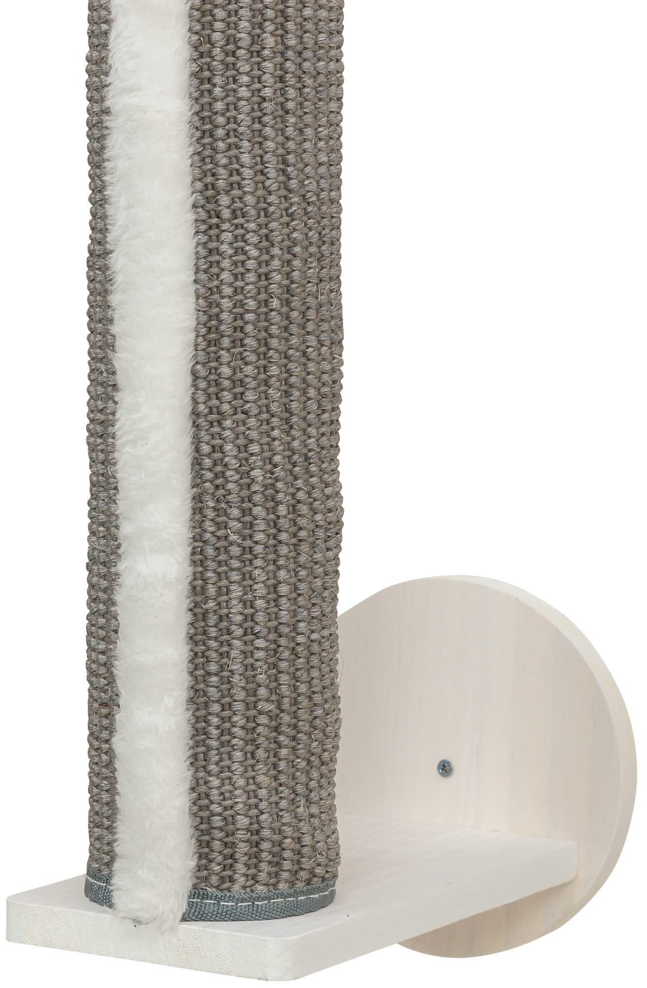 Trixie Wall Set 1, Indoor Wall Mounted Cat Scratching Post For Elevated Fun, Climb To Perch, Jumping Platform, Gray