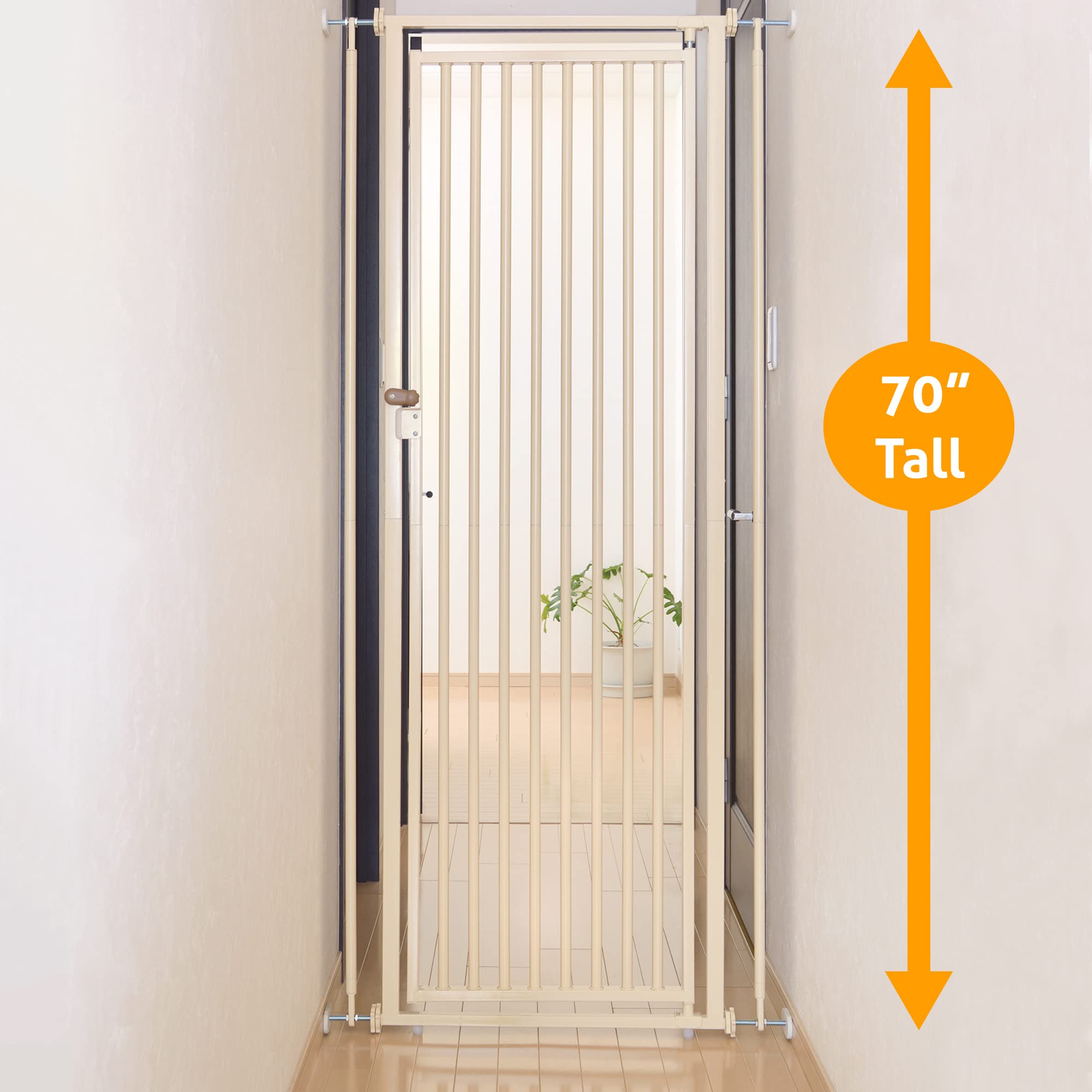 Richell USA - Cat Safety Gate (94951) (Beige)