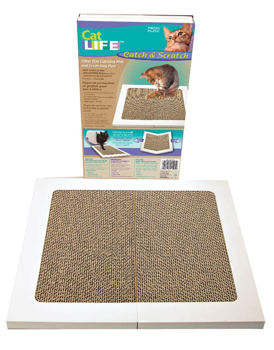 Penn-Plax Cat Life Catch & Scratch Scratching Pad