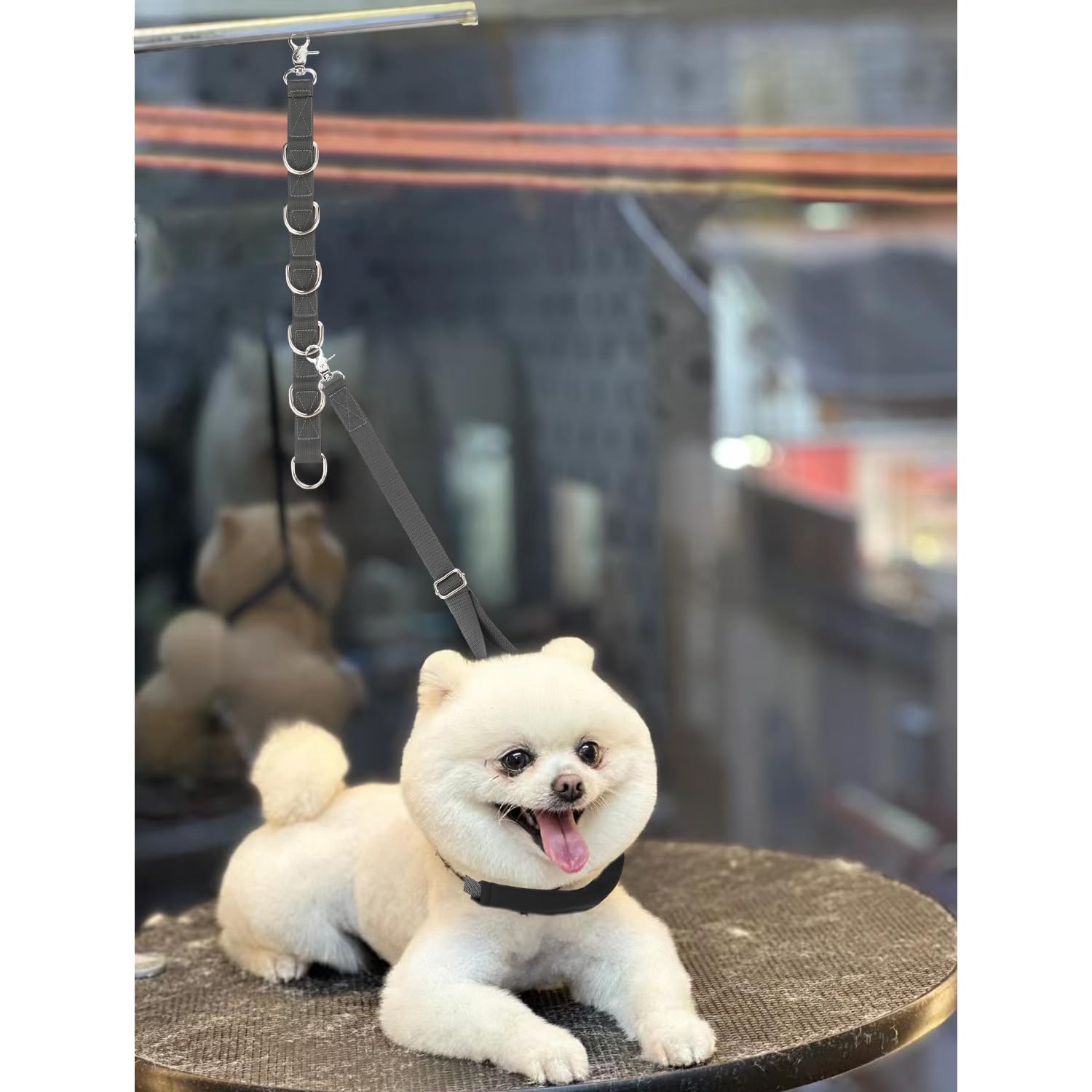 Dog Grooming Belly Straps Belly Band & Loop Extension Set - Adjustable & Comfortable Grooming Tools for Pet Grooming Tables Arms