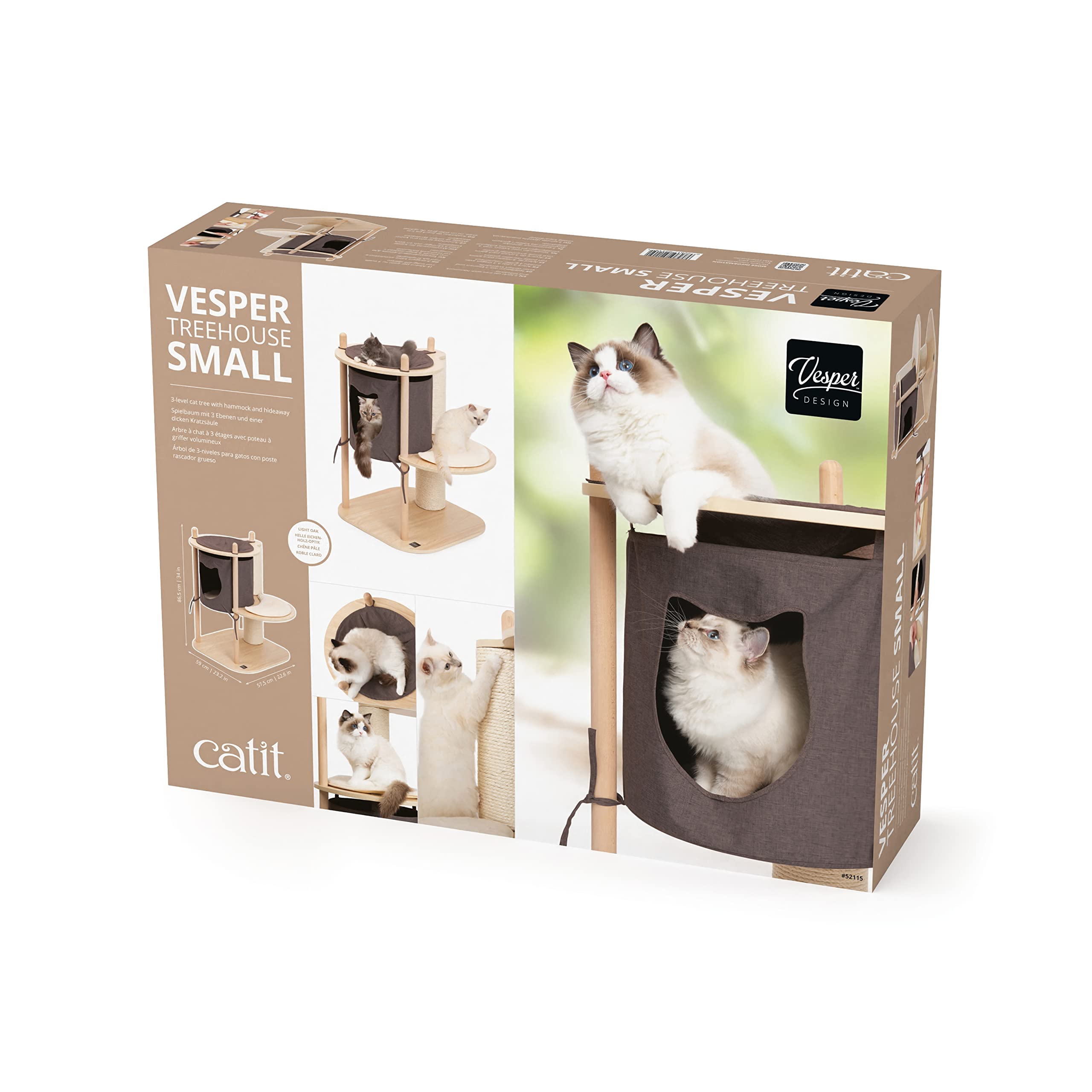 Catit Vesper Treehouse, Cat Tree Furniture, Small