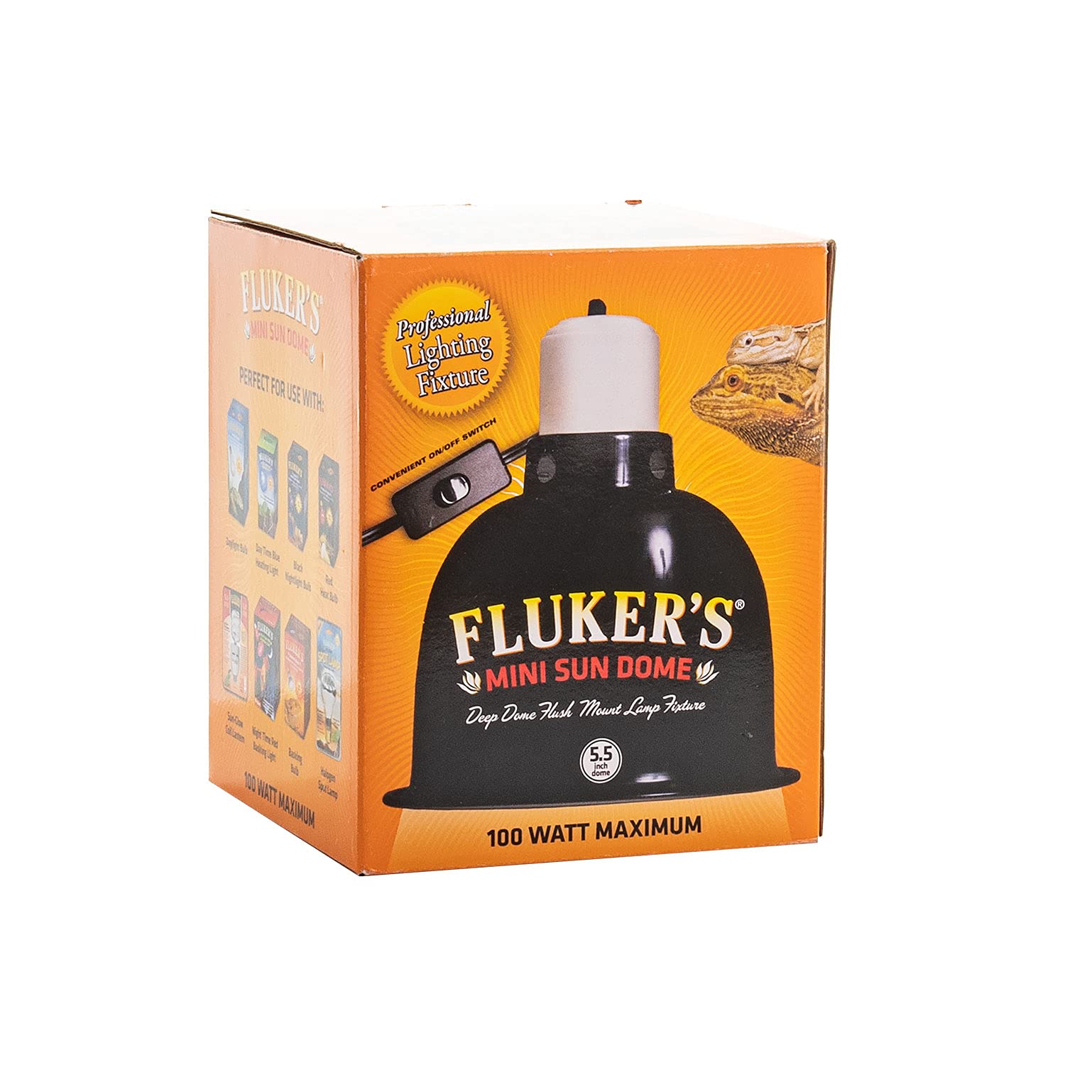 Fluker'S Mini Sun Dome 100 Watt (5.5'' Diameter) - Pack Of 2