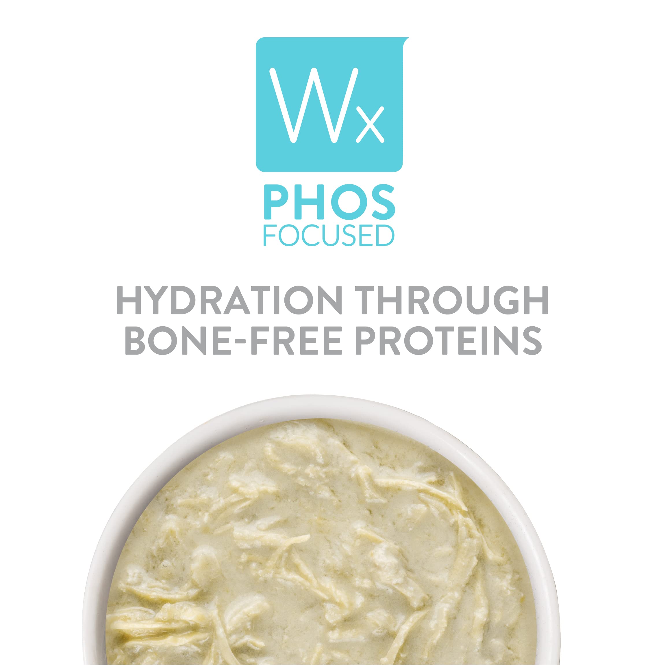 Weruva Wx Phos Focused, Chicken & Tilapia Formula in Gravy, 3oz Can (Pack of 12)