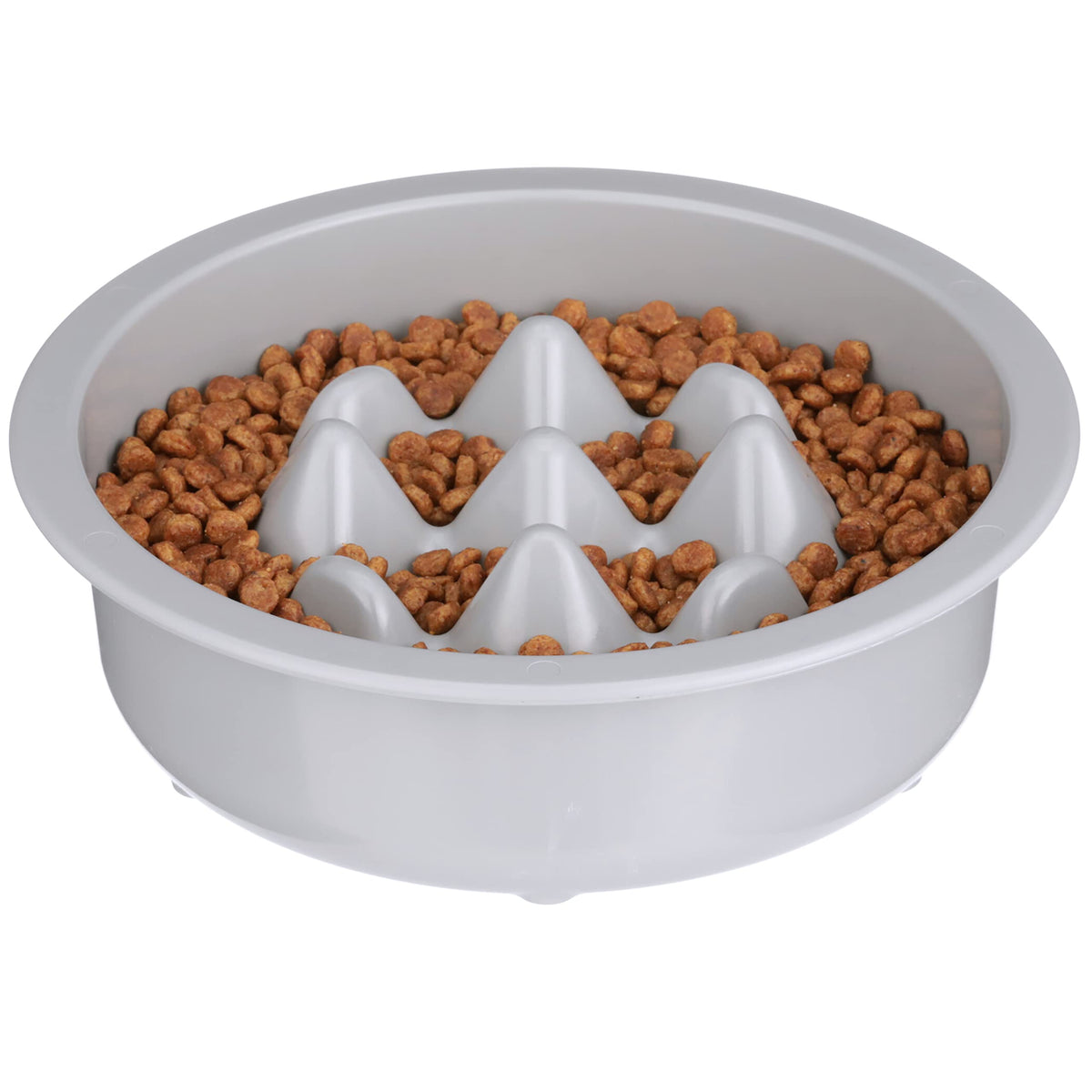 Neater Pet Brands - The Niner Slow Feed Bowl - Raised Peaks Slow Down Pets Eating