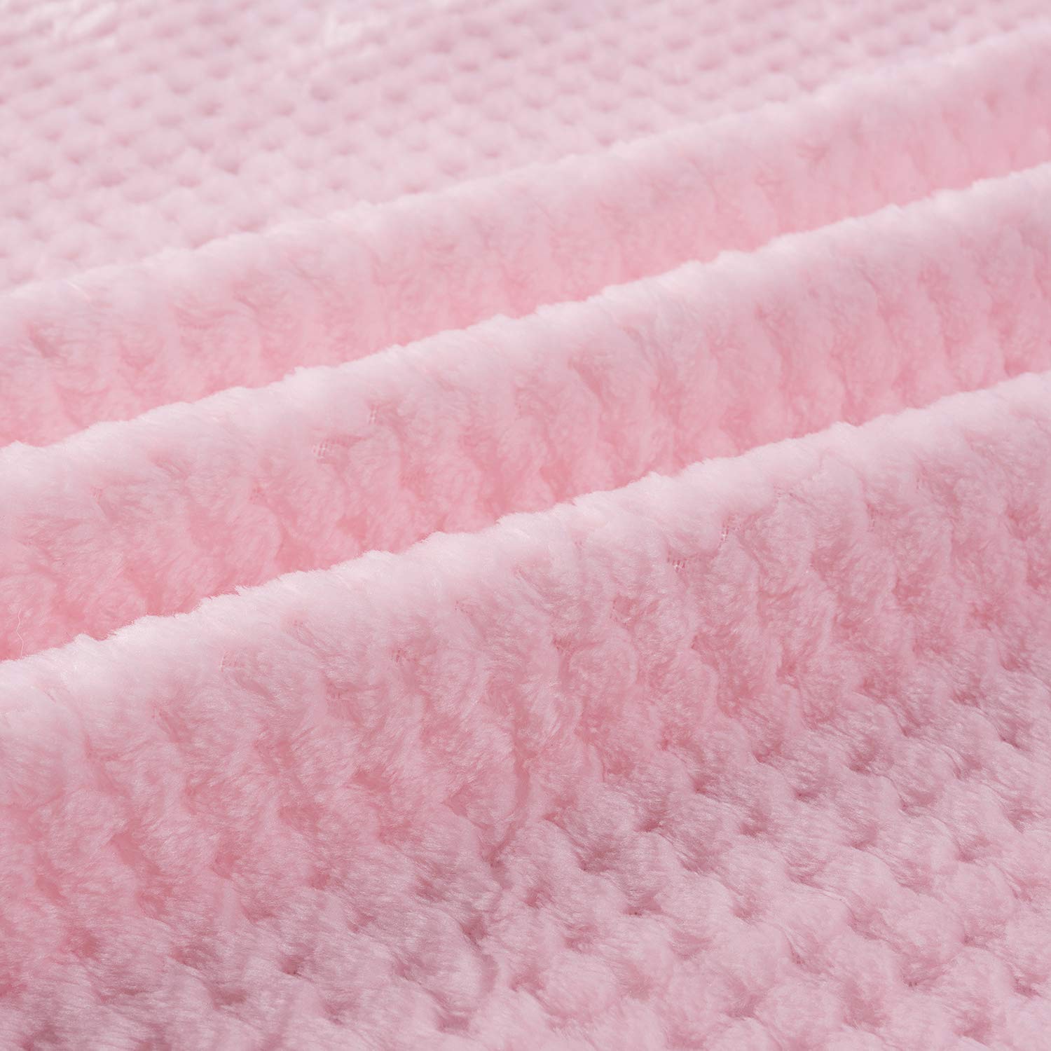 Warm Soft Fuzzy Dog Or Cat Blanket, Plush Fleece Throws For Bed, Couch, Sofa, Travel (M/32'' X 40'', Bright Pink)