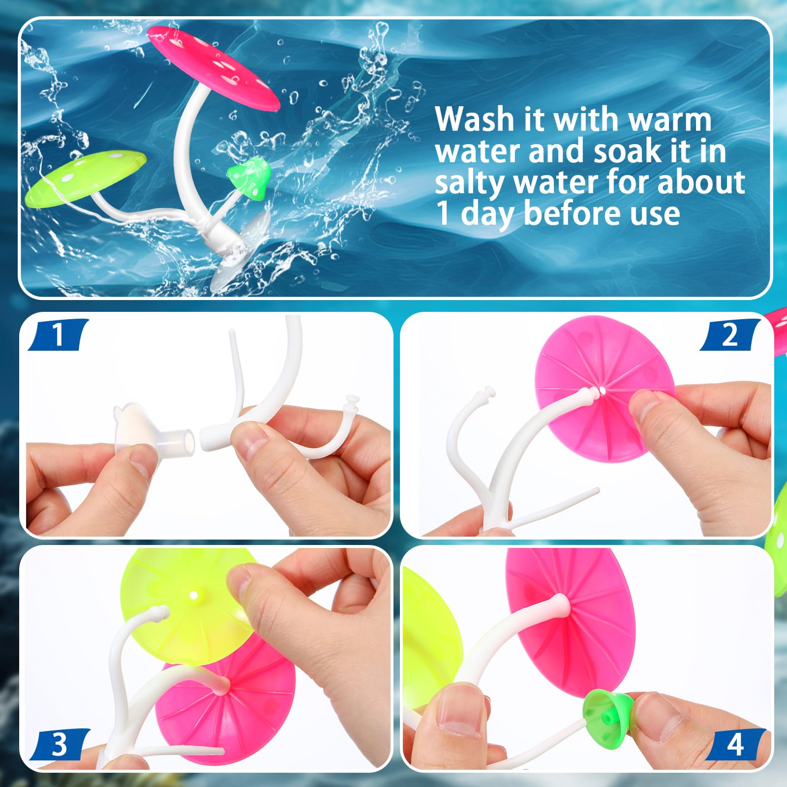 Boao 4 Pieces Betta Bed Leaf Hammock For Betta Fish, Lightweight And Realistic Resting Spot, No Bpa, Practical, Comfortable And