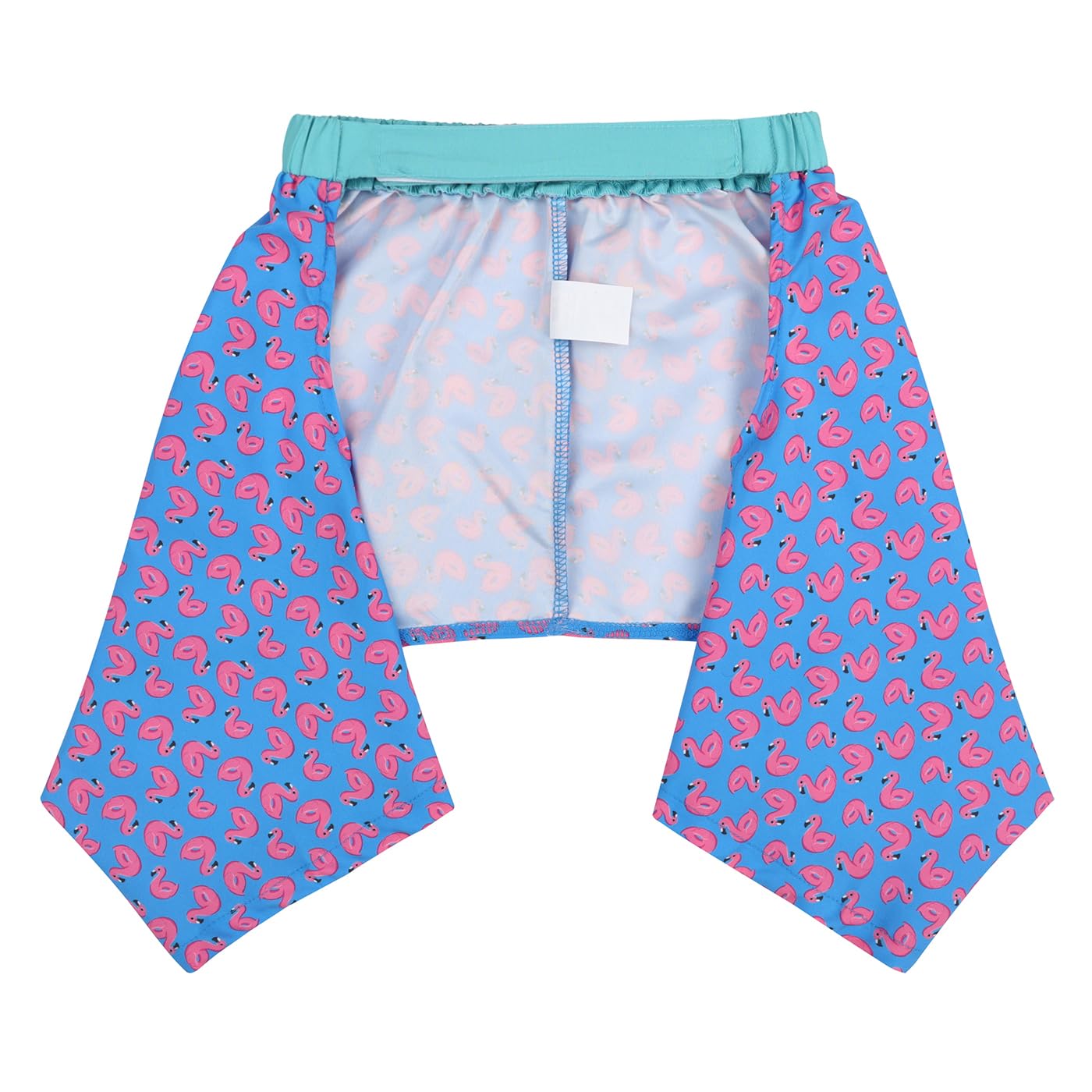 Hde Dog Swim Trunks Hawaiian Board Shorts Beach Pool Swimsuit For Xs To Xxl Dogs Flamingos - S