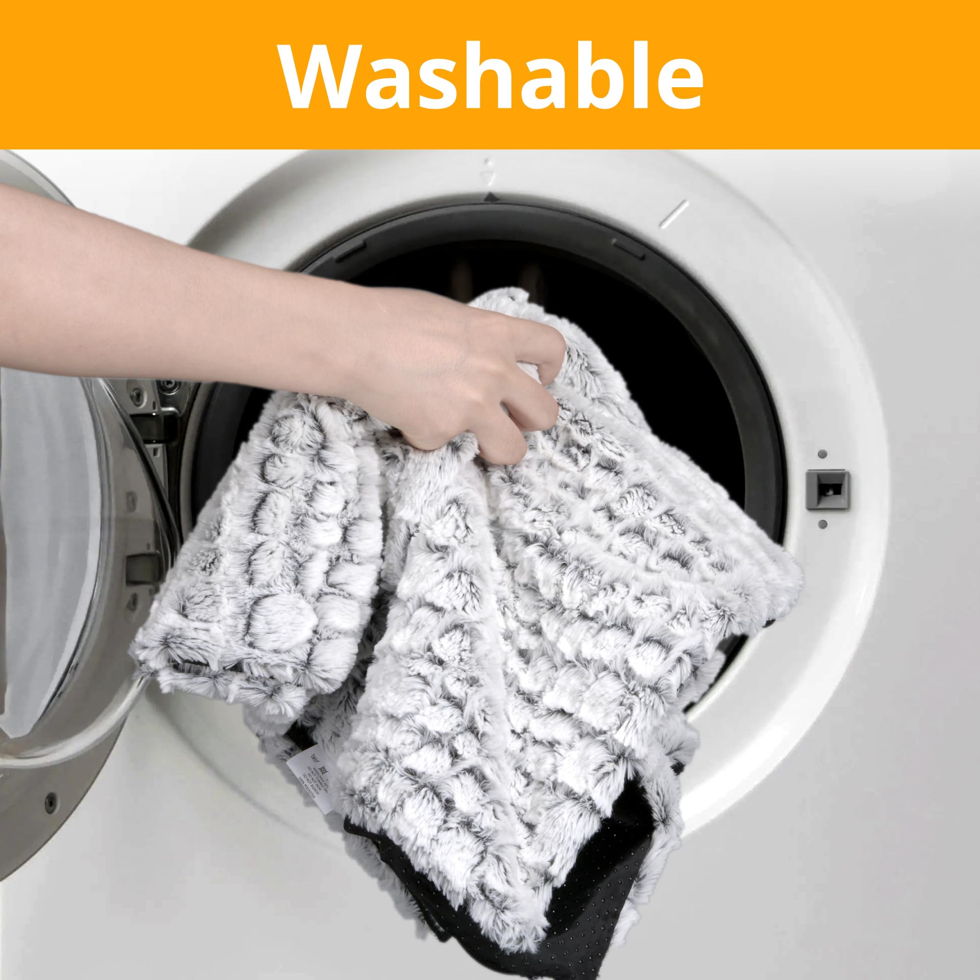 Petace Self Warming Cat Bed, 30'' X 20'' Ultra Soft Cat Dog Pet Heating Pad For Indoor Outdoor, Non-Slip Heated Dog Mat Thermal