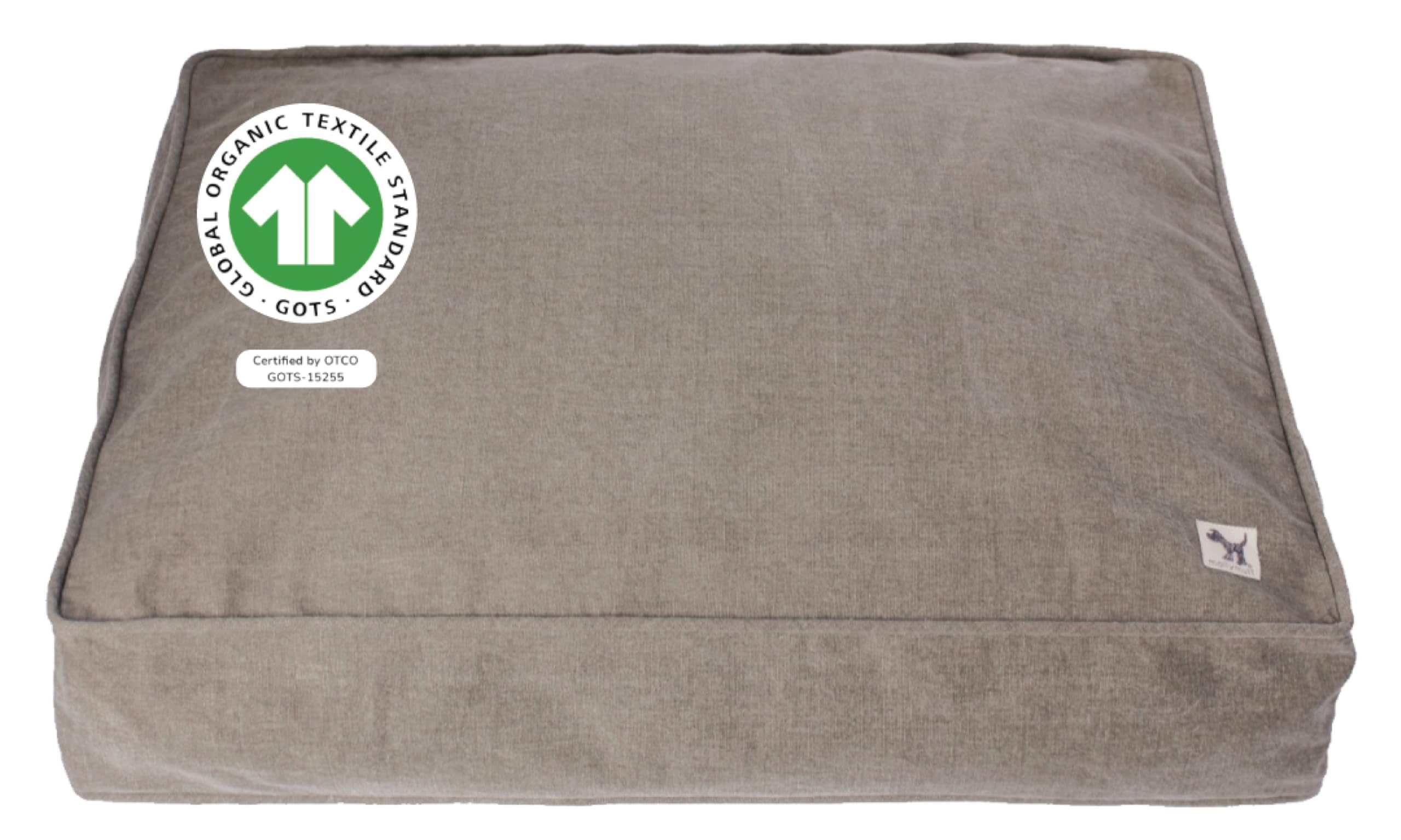 Molly Mutt Jupiter Dog Bed Duvet Cover, Gots-Certified 100% Cotton Canvas Cover For Dog, Puppy, Or Cat Bed, Durable, Washable, A