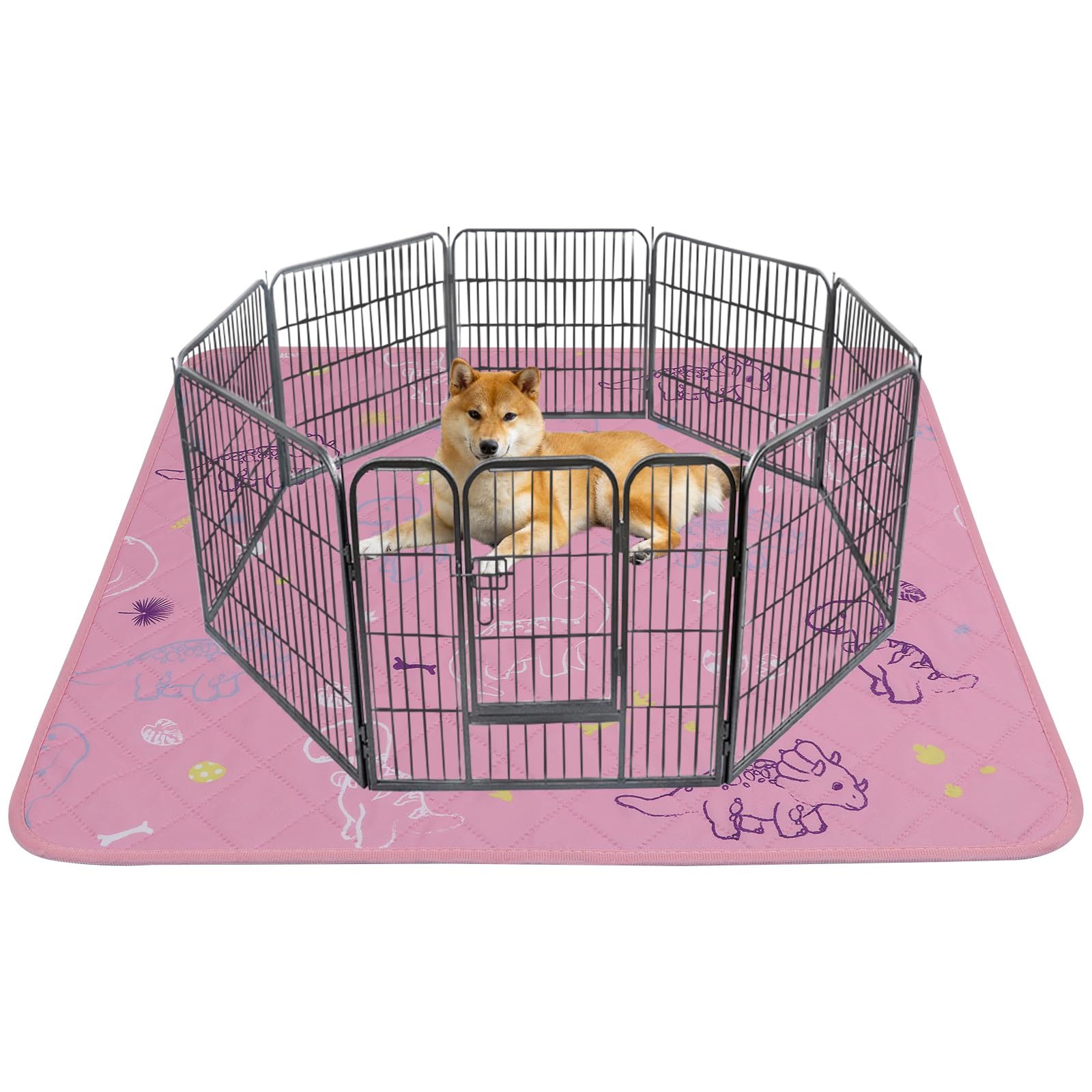 Ieuumler Washable Pee Pads For Dogs, 1 Pack Non-Slip & Waterproof Pack Whelping Pad, Reusable Washable Puppy Potty Training Pad 