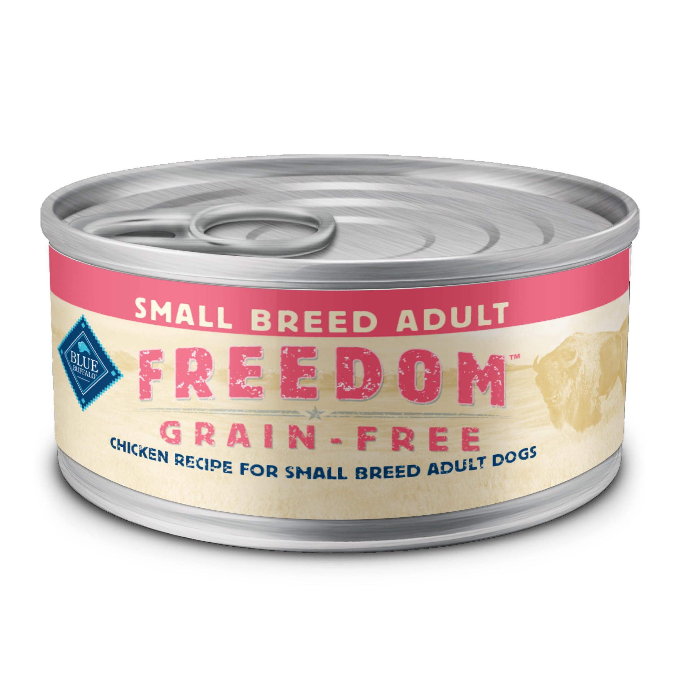 Blue Buffalo Freedom Grain-Free Small Breed Wet Dog Food, Supports High Energy Needs, Made in the USA With Natural Ingredients, 