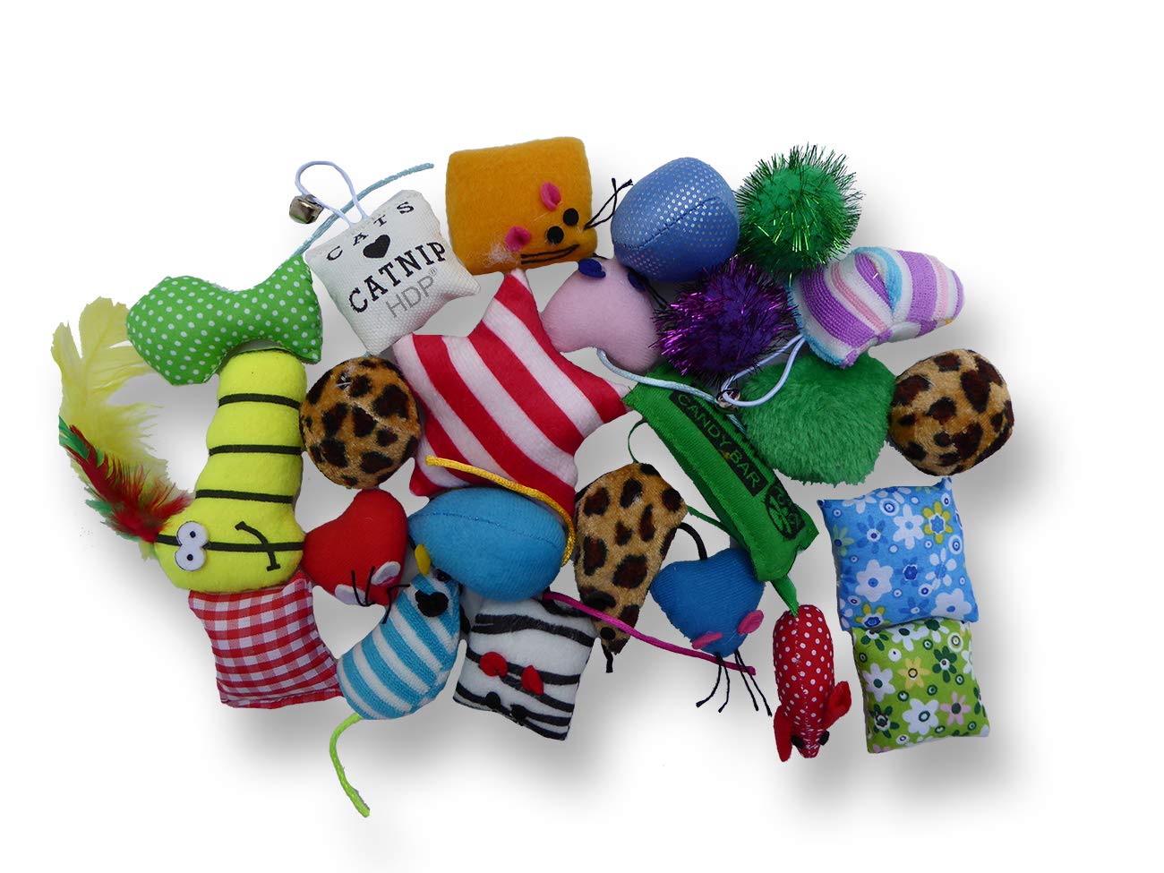 Grab Bag Catnip 24 Pieces Cat Toys Bag Size:Pack Of 1