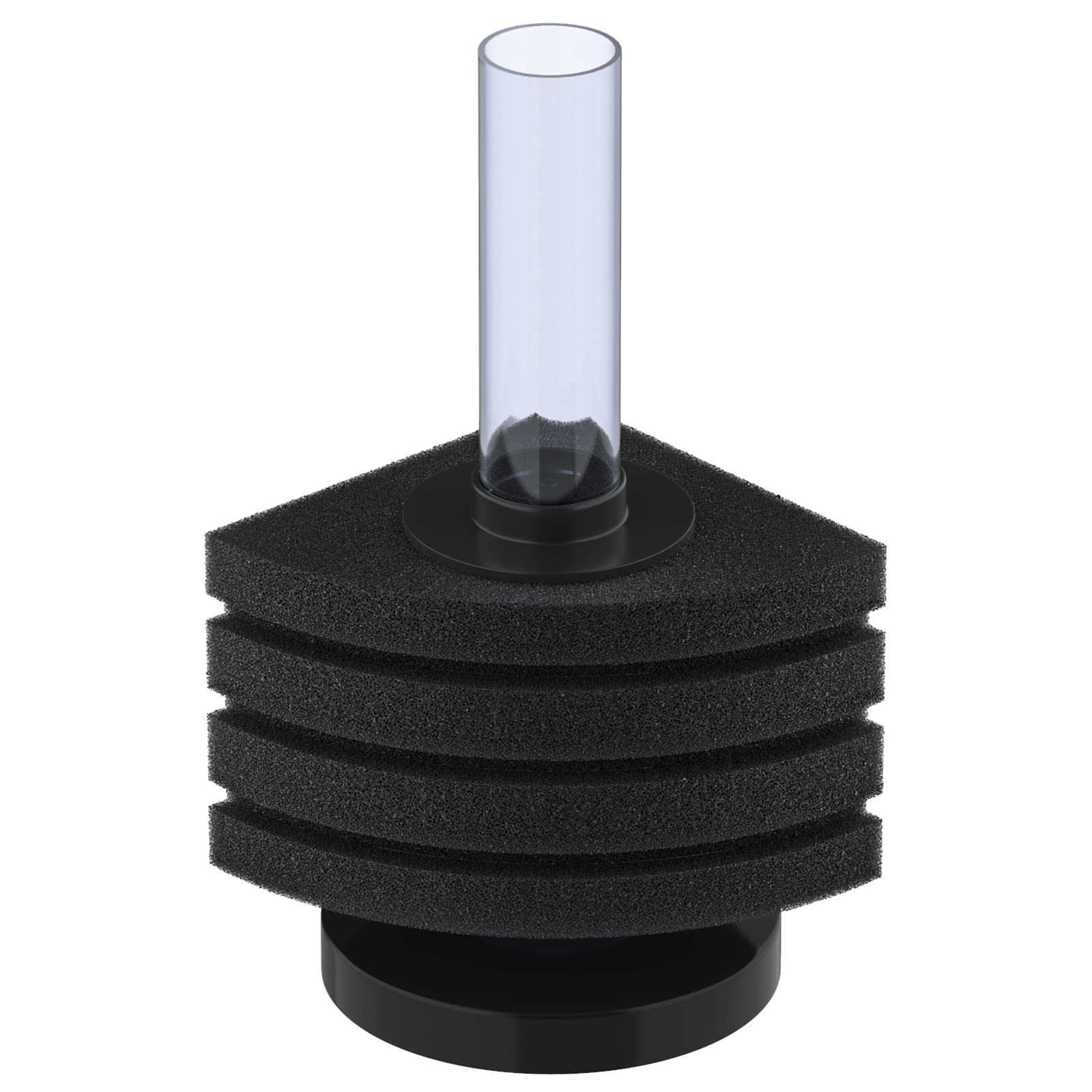 Pawfly Corner Sponge Filter Nano Quiet Betta Fry Shrimp and Small Fish Bio Foam Filter for Tiny Aquariums and Fish Tanks up to 1