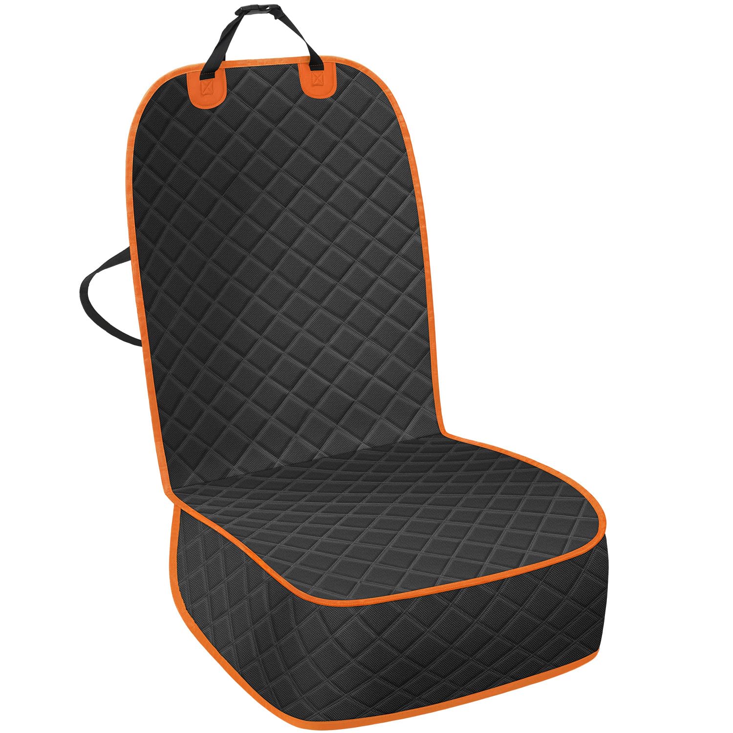 Horjones Dog Car Seat Cover,Waterproof And Nonslip Front Seat Dog Cover,Car Seat Protector For Cars,Trucks,Suvs And Jeep(L-Orang