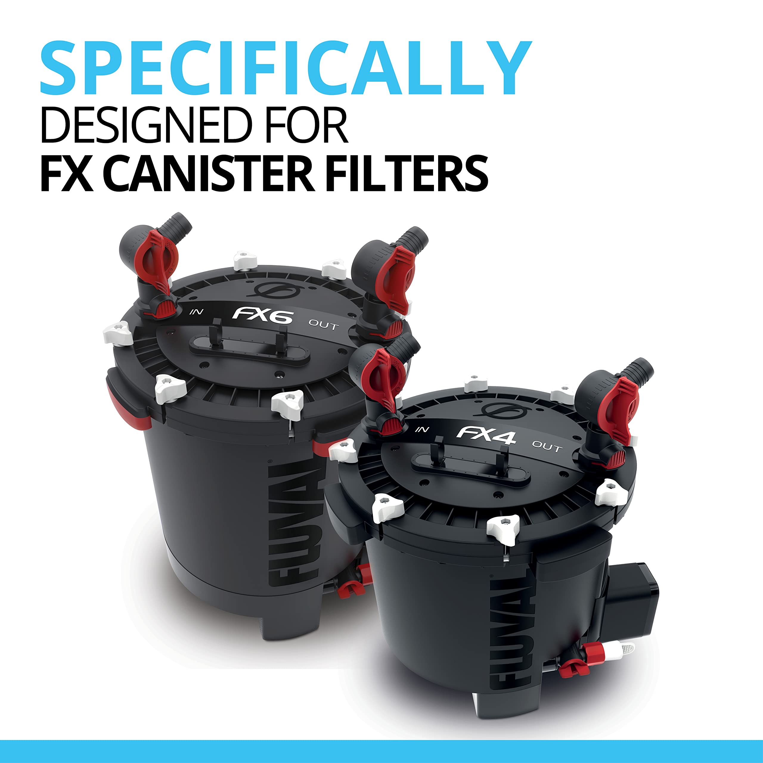 Fluval Fx4/Fx5/Fx6 Bio-Foam, Replacement Aquarium Filter Media, 2-Pack, A239