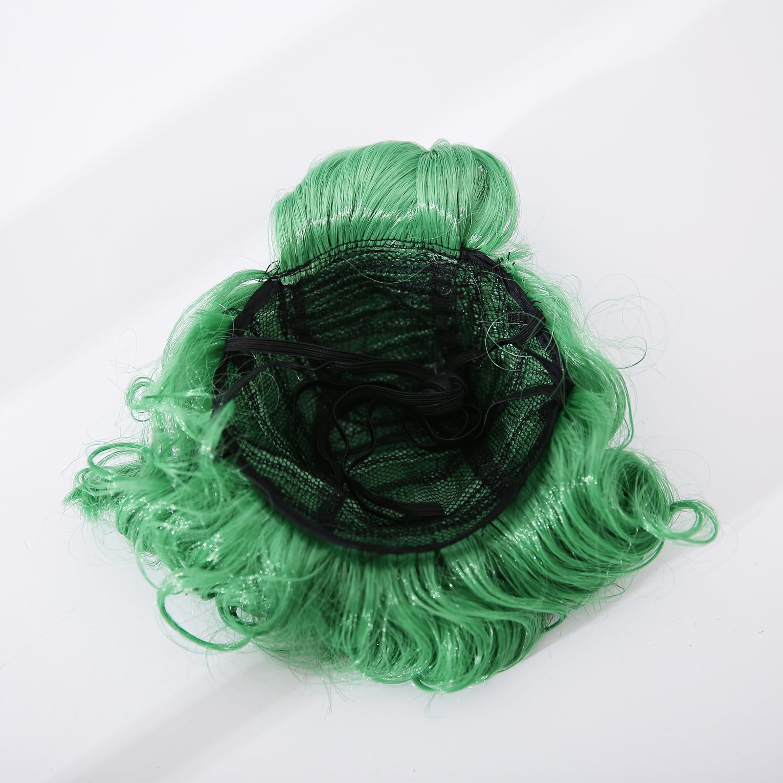 Funny Cosplay Wig For Dog, Headwear Apparel, Pet Costumes, Cat Dress Up For Halloween, Christmas, Parties, Festivals (Green Brai