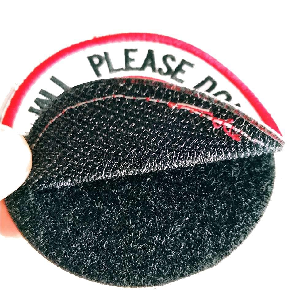 Embroidered Patch For Service Dog, I'M Working For Her Service Dog Patch For Dog Tactical Vests Harnesses Collar, Emblem Fastene