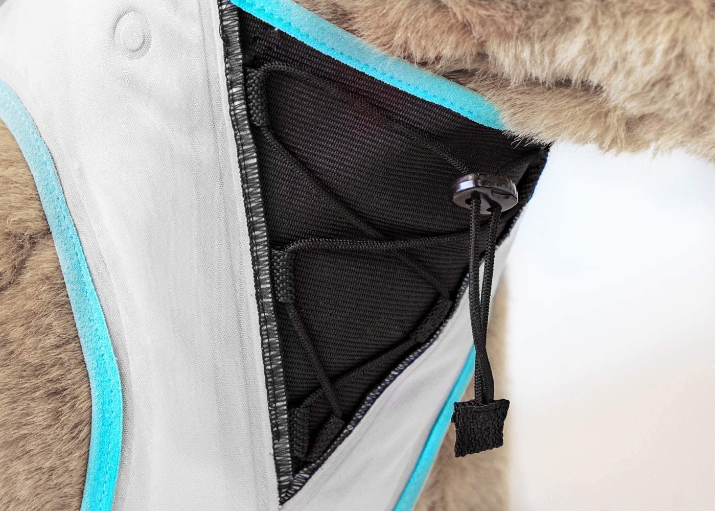 Suitical Dry Cooling Vest For Dogs | Canine Cooling Vest For Hot Weather | Dog Cool Down Jacket | Machine Washable | S | Neck To Tail 14”- 20” | Chest 22-28” Around | Neck Circumference 18” | Silver