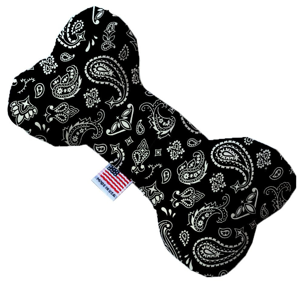 Mirage Pet Product Black Western 6 Inch Canvas Bone Dog Toy