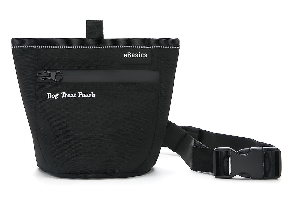 eBasics Dog Treat Pouch for Training Doggie Puppy Treat Snack Bags Reward Pouch Bait Bag Dog Treat Carrier Holder with Clip Wais