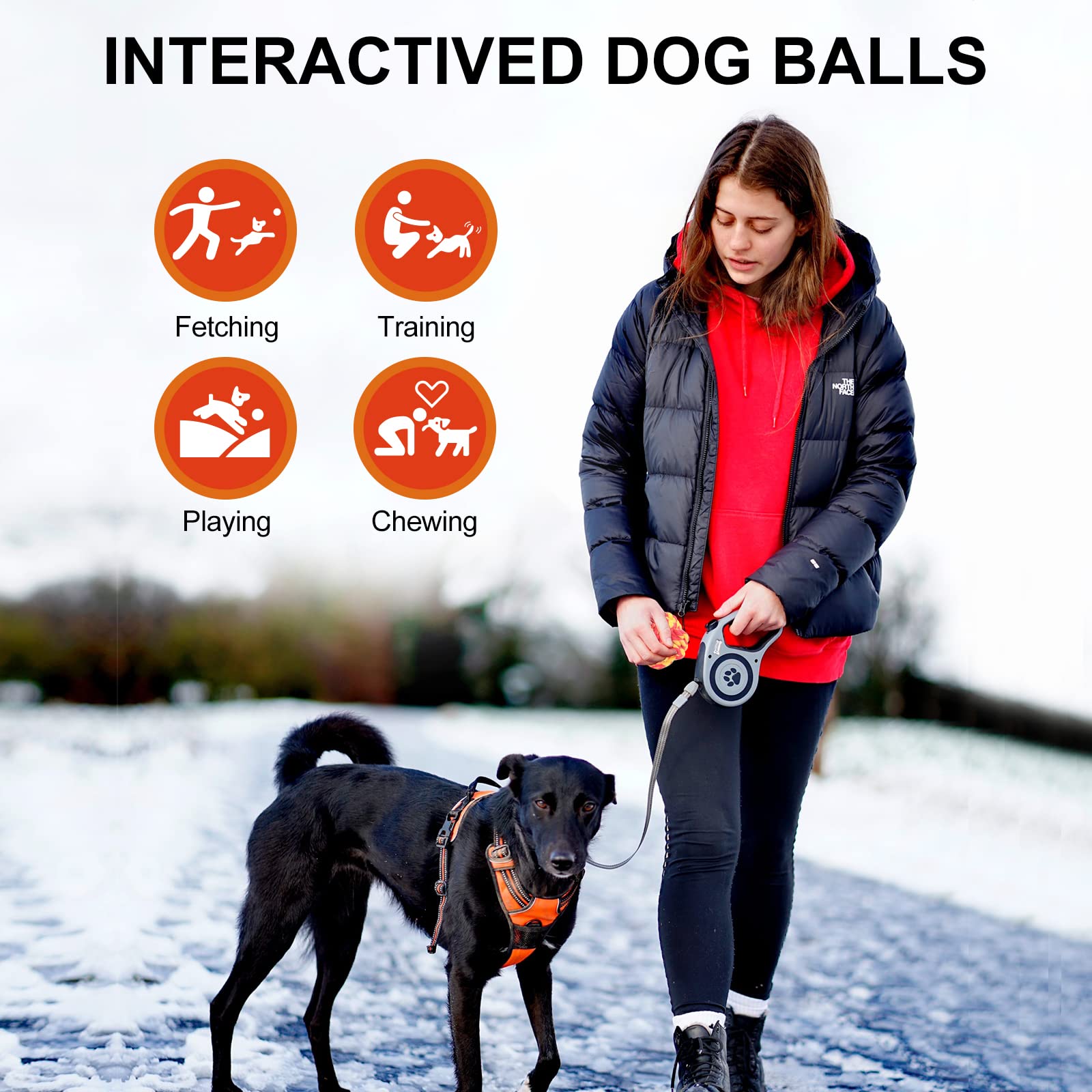 6 Pack Dog Chew Toys For Aggressive Chewers Large Breed, Xl Cotton Dog Rope Balls, Indestructible Dog Toys With Tough Twisted Fo