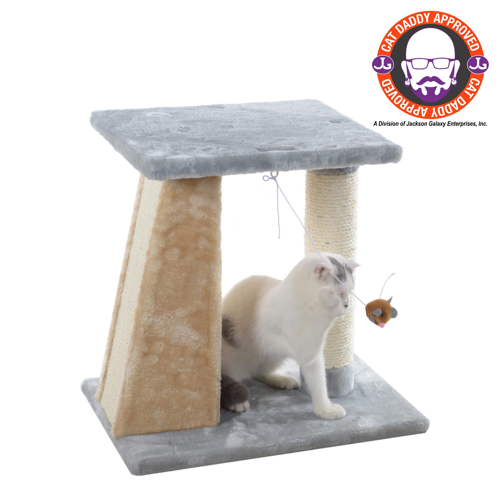 Aeromark Cat Scratcher,Silver Gray,20&quot;(L) X14(W) X20(H),X2001
