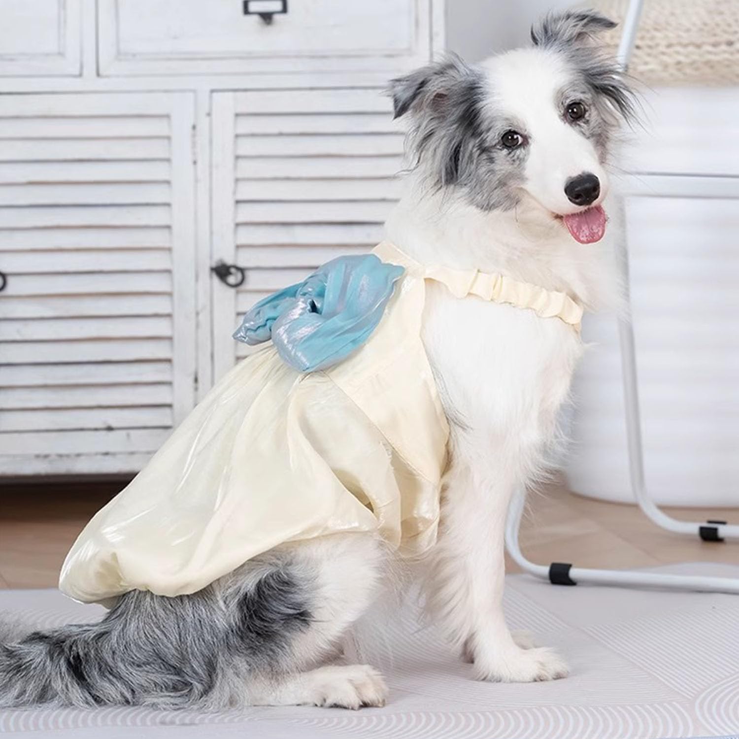 Fladorepetlarge Dog Princess Dress,Pet Christmas Holiday Wedding Princess Dress Costume Outfits For Extra Large Dogs Girl,Soft S