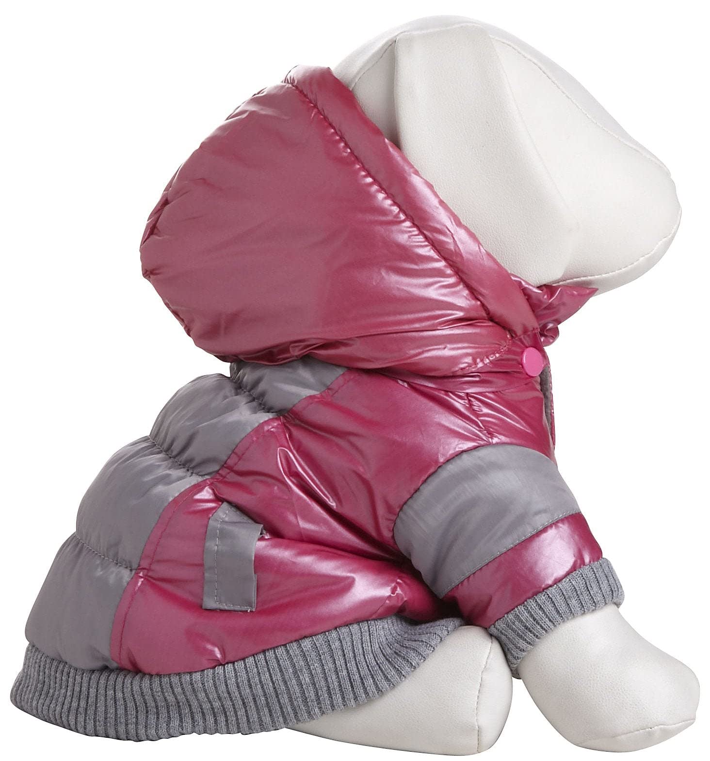 Pet Life Sporty Vintage Aspen Ski Winter Dog Coat With Snap-Off Removable Hood - Dog Jacket Features 3M Thinsulate Insulation Warming Technology - Dog Clothes Fits Small, Medium And Large Dogs