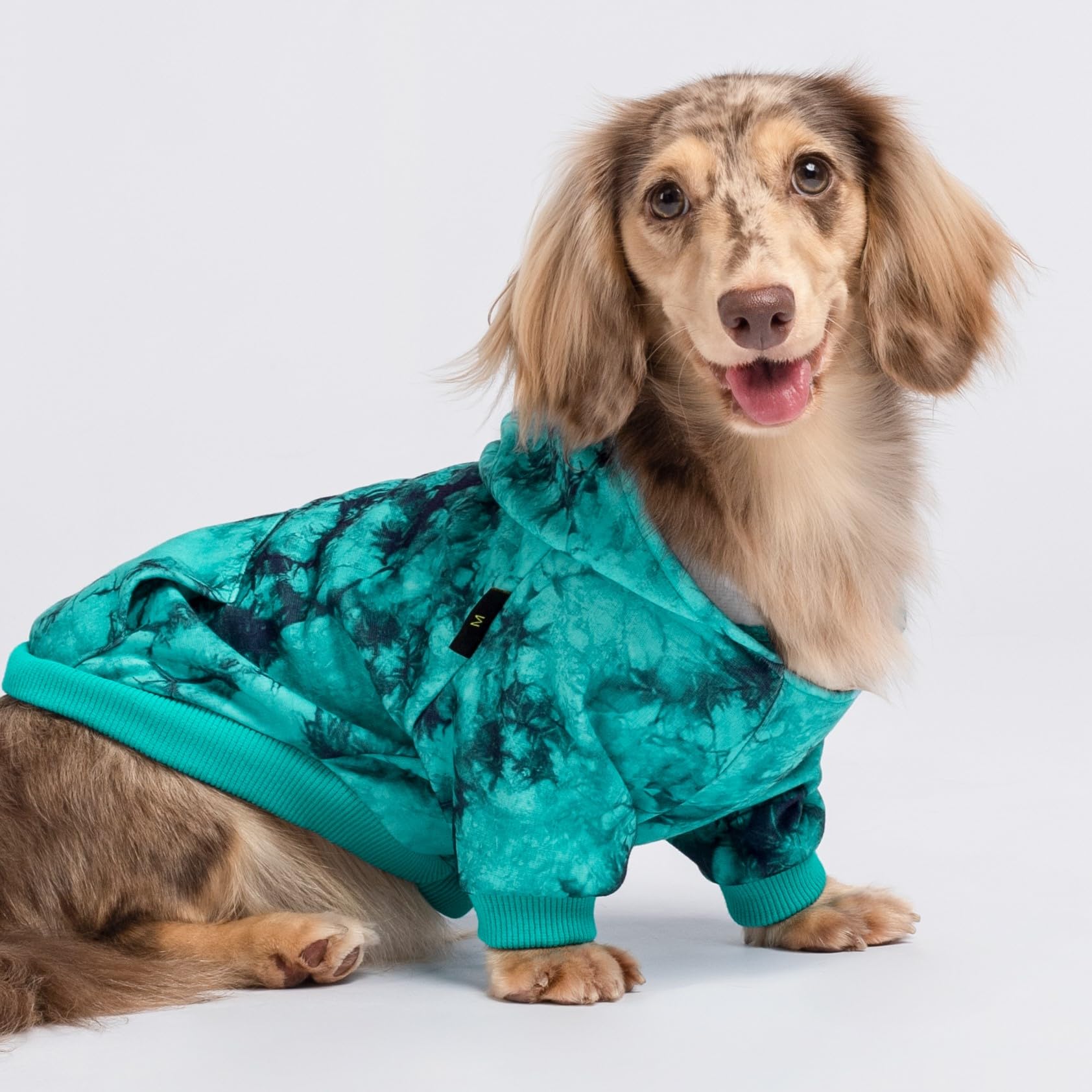 Fitwarm Fleece Dog Hoodie, Tie Dye Dog Winter Clothes For Small Dogs Girl Boy, Lightweight Pet Hoodie, Doggy Sweatshirt With Hoo