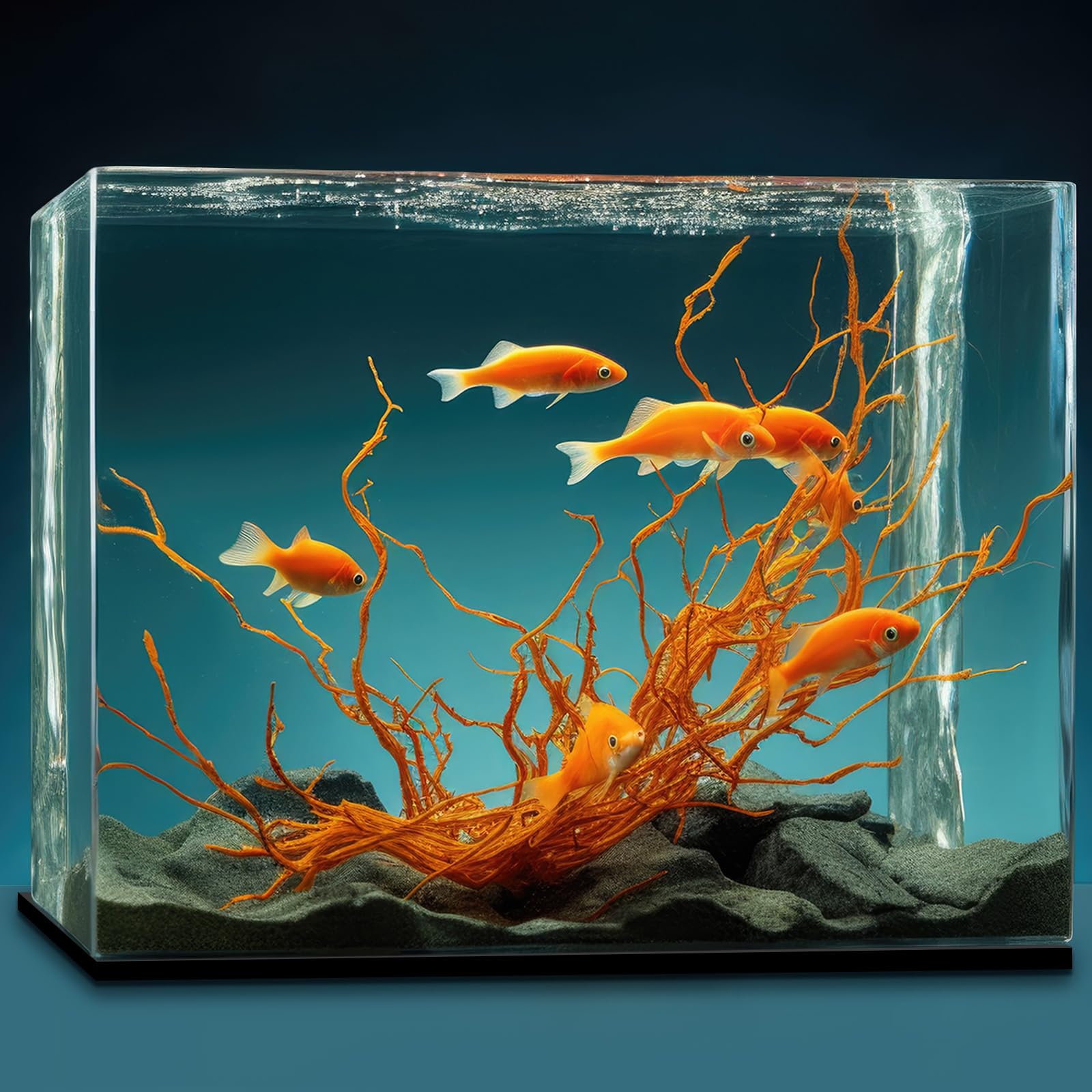 Pangda 19.6 X 13 Inch Aquarium Fish Self Leveling Mat For Under Tank Foam Compressible Neoprene Mat With Adhesive Backing Waterp