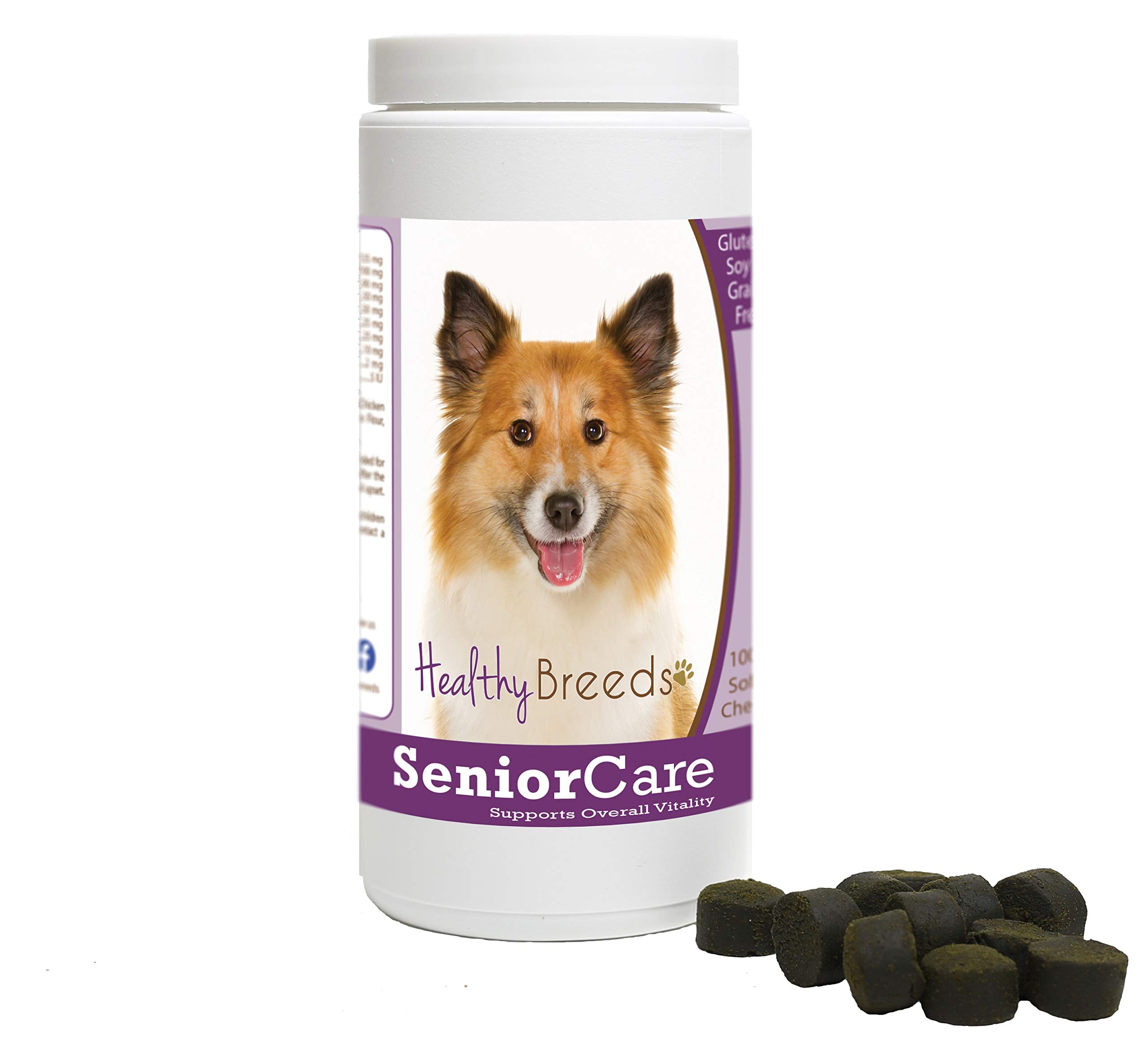 Healthy Breeds Icelandic Sheepdog Senior Dog Care Soft Chews 100 Count