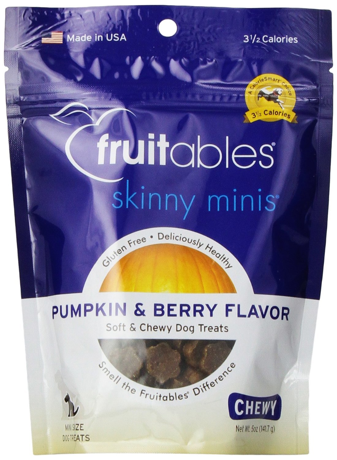 Fruitables Skinny Pumpkin And Berry 5 Ounces (12 Pack)