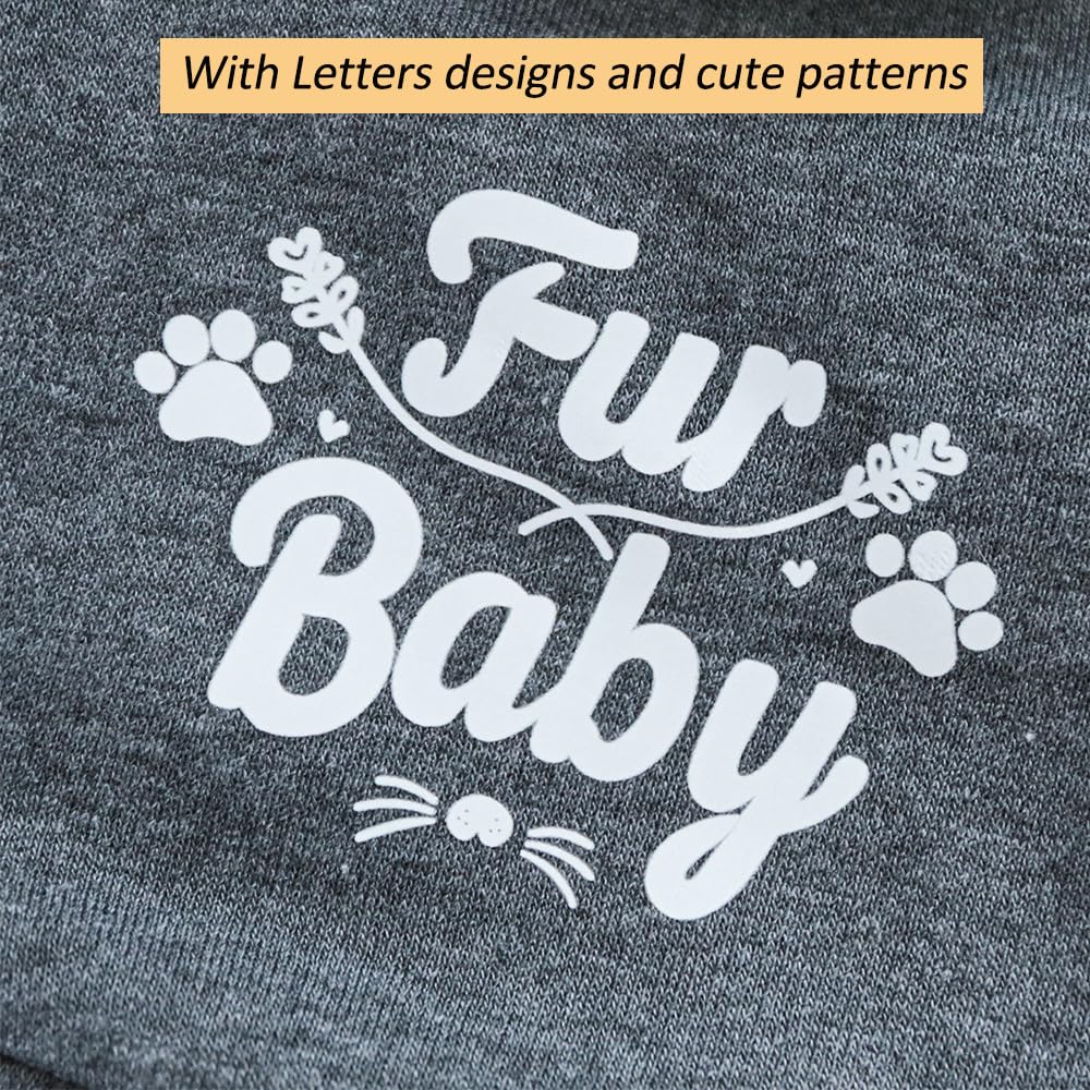 Aniac Happy Dog Hoodies Fall Puppy Clothes For Small Dog Girl Boy Hooded Dog Sweatshirt Winter Cat Clothes Warm Pet Sweater Cold