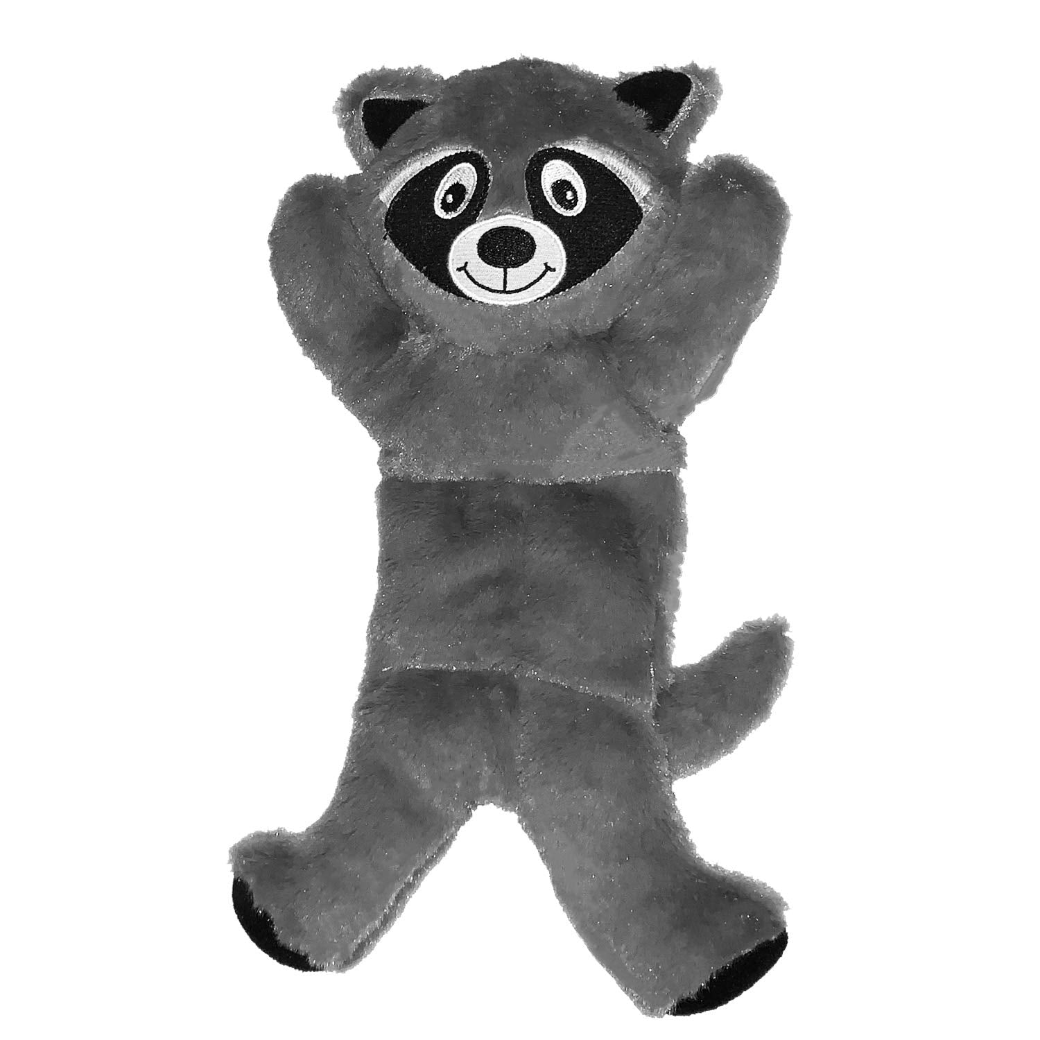 Jalousie 5 Pack 12   Dog Toys Assortment - Plush Squeaky Toys for Medium to Large Breeds - Raccoon, Elk, Hippo, Fox, Sloth