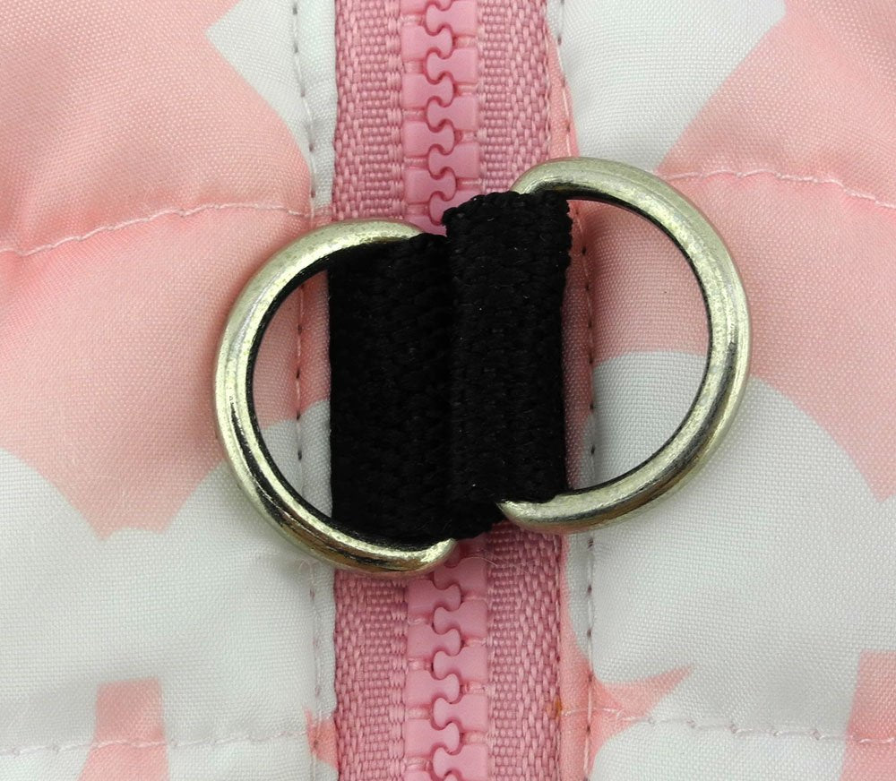 Smalllee_Lucky_Store New Various Pet Cat Dog Soft Padded Vest Harness Small Dog Clothes Pink Bow Xs, Model: Bfl049-Pink-Xs