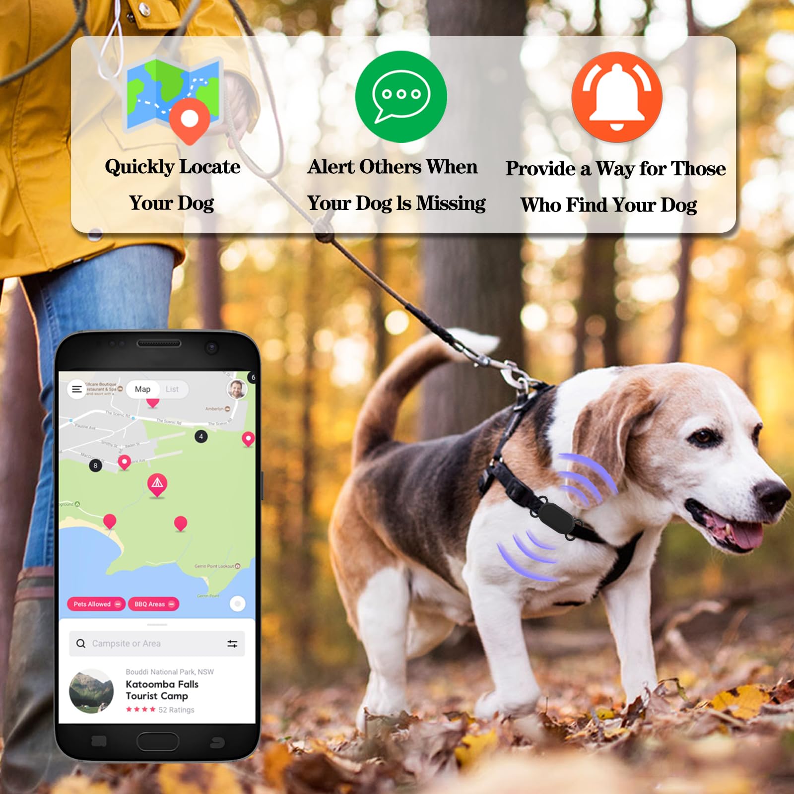 Rzttwl Waterproof Dog Collar Holder Compatible With Samsung Galaxy Smarttag 2, Silicone Gps Tracker Hidden Loop Holder For Samsu