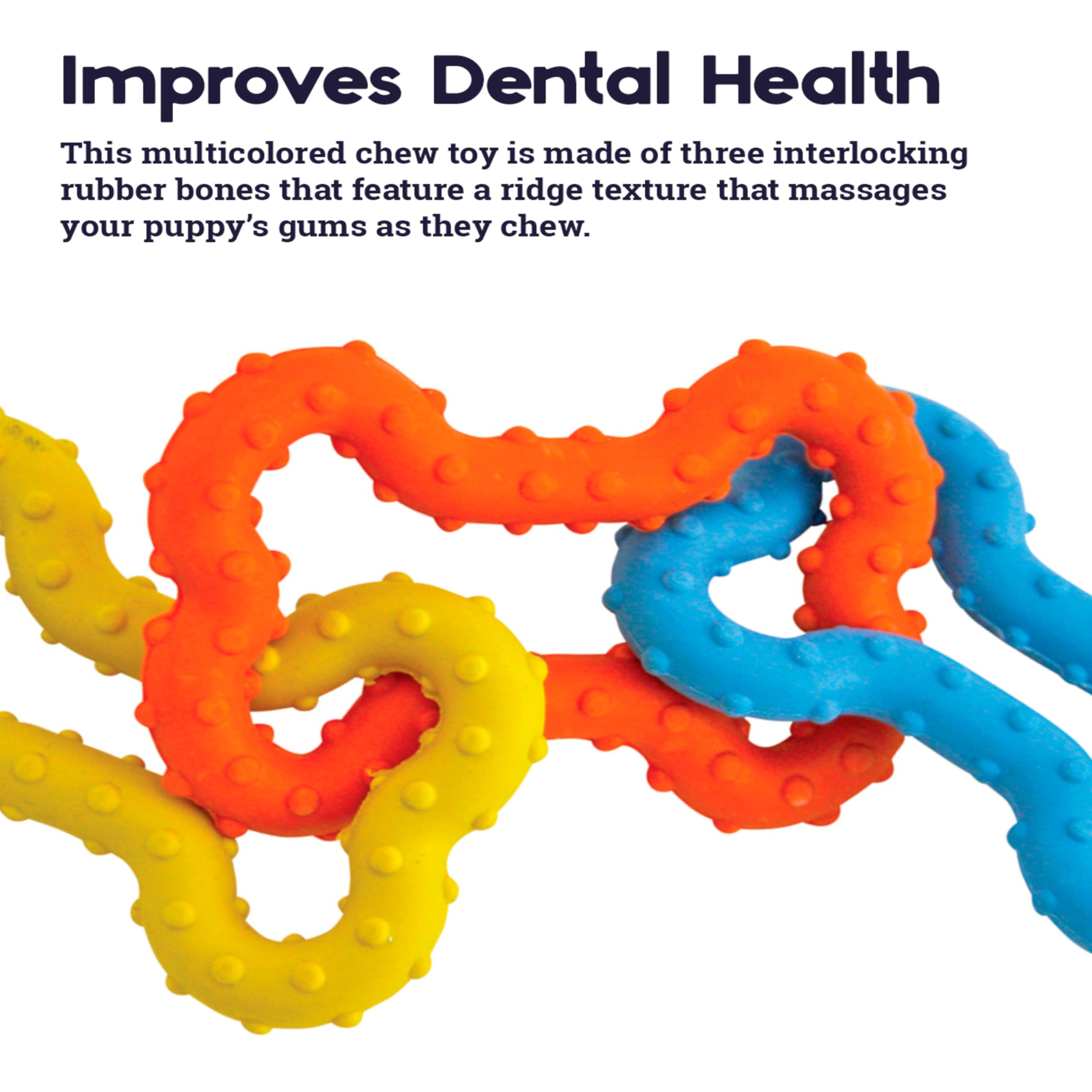 Petstages Mini Bone Tug Puppy Chew Toy