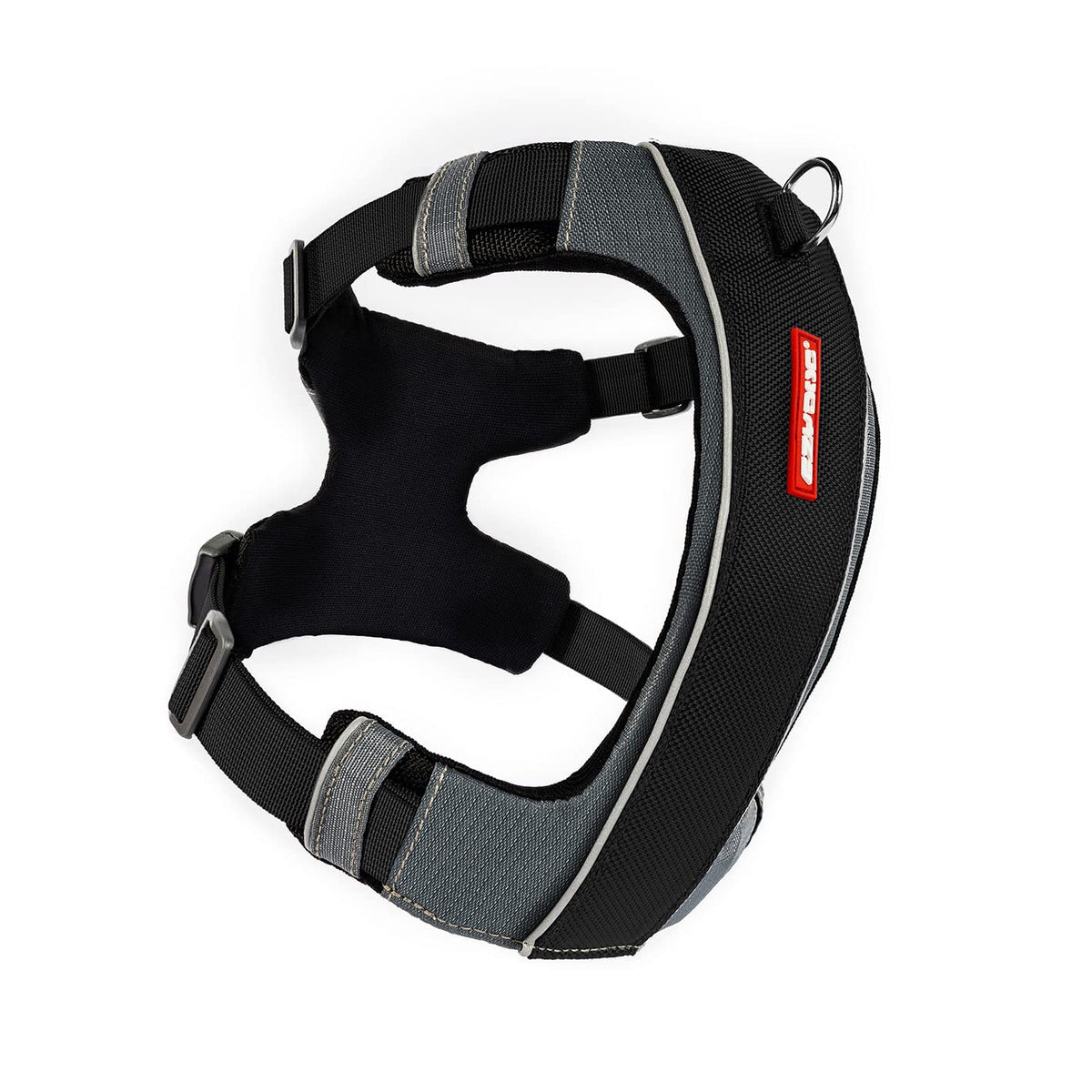 Ezydog Premium X-Link Adjustable No-Pull Reflective Dog Harness (Large, Black)