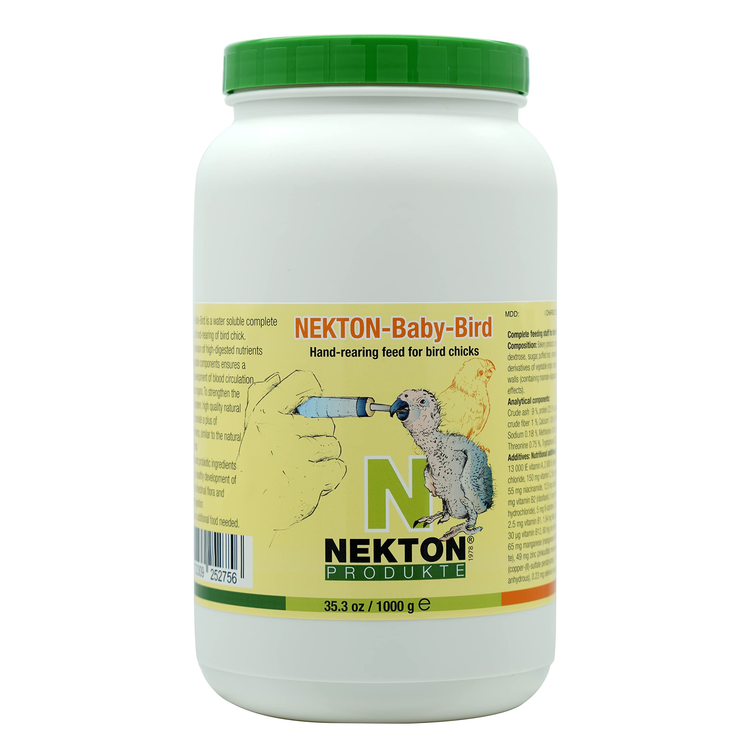 Nekton-Baby-Bird Handfeeding Formula For Birds 1000G (35.3Oz)