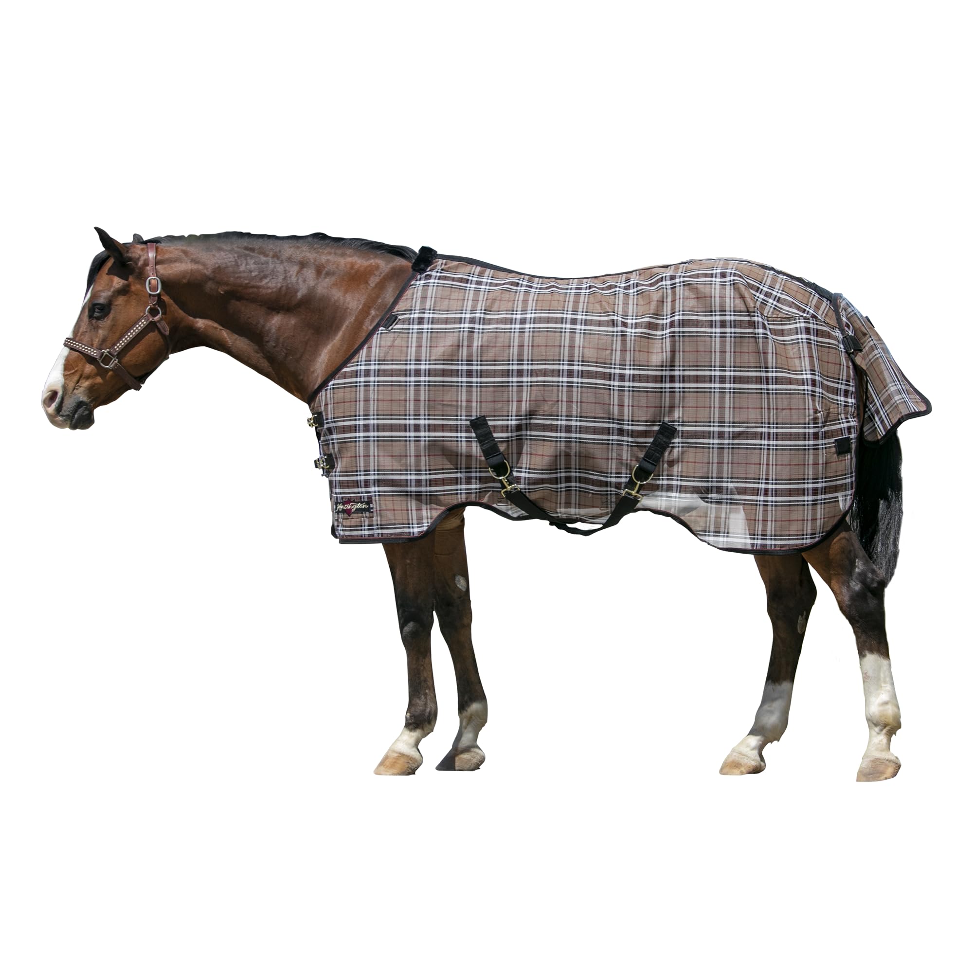 Kensington Breathable And Uv Protective Sheet Surefit All Season Protection For Horse - 66'', Deluxe Black