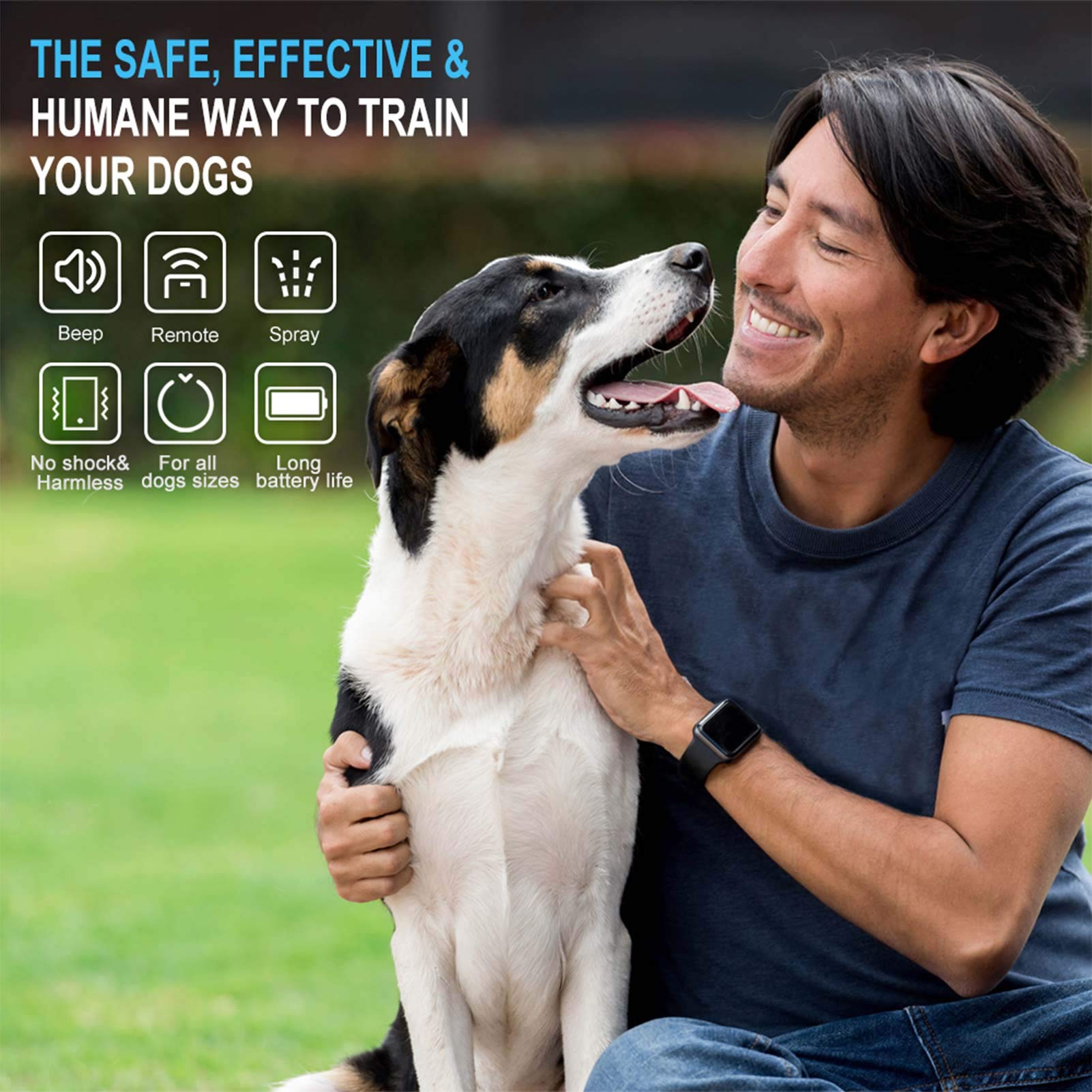 Citronella Dog Training Collar With Remote & 2 Receivers?Can'T Work Automatically?,3 Modes Harmless Spray/Vibration/Beep, Humane