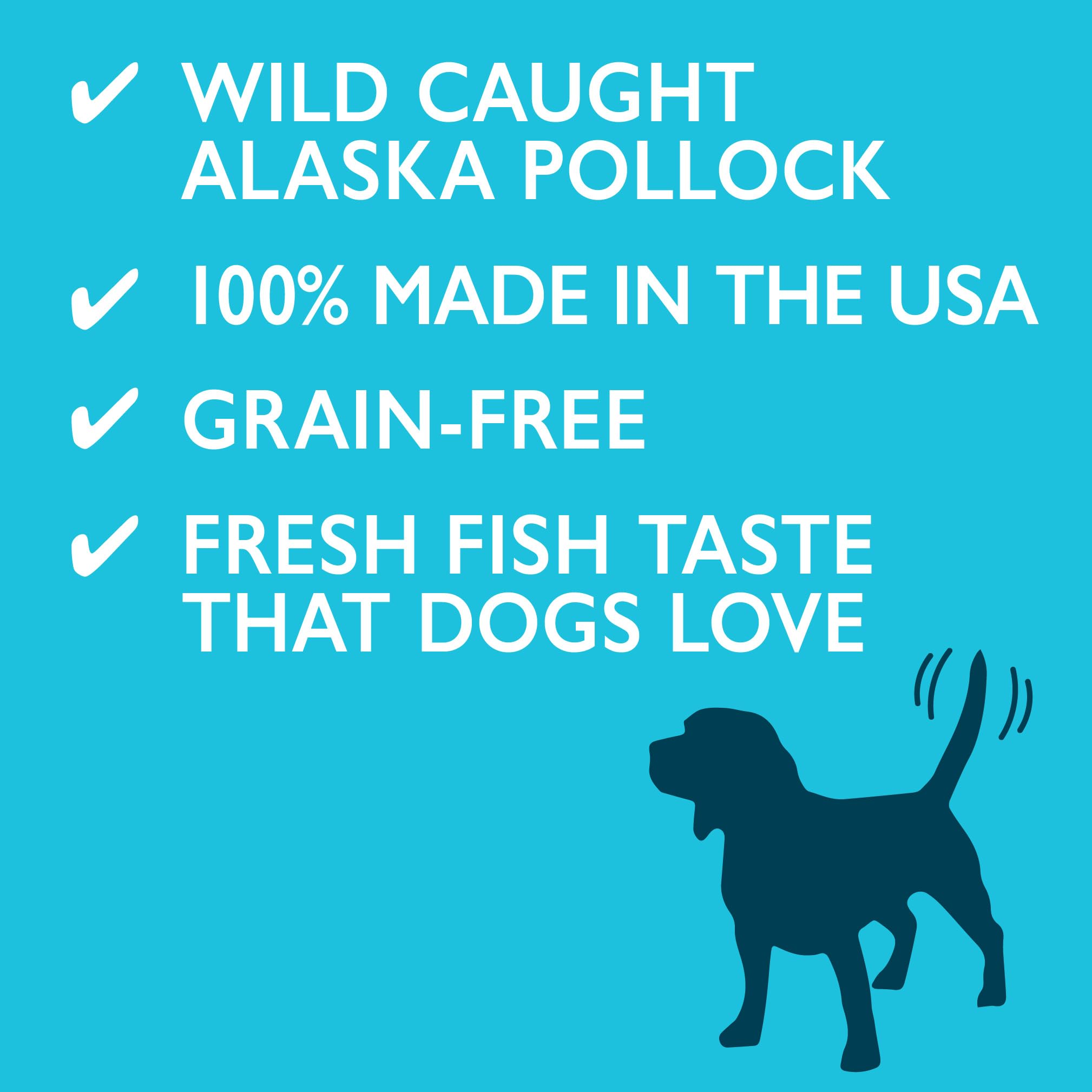 Sustainable Wild Alaskan Fish Oil for Dogs Skin and Coat - EPA + DHA Omega 3 Oil - Fatty Acids Dog Supplements - Support Fur Coa