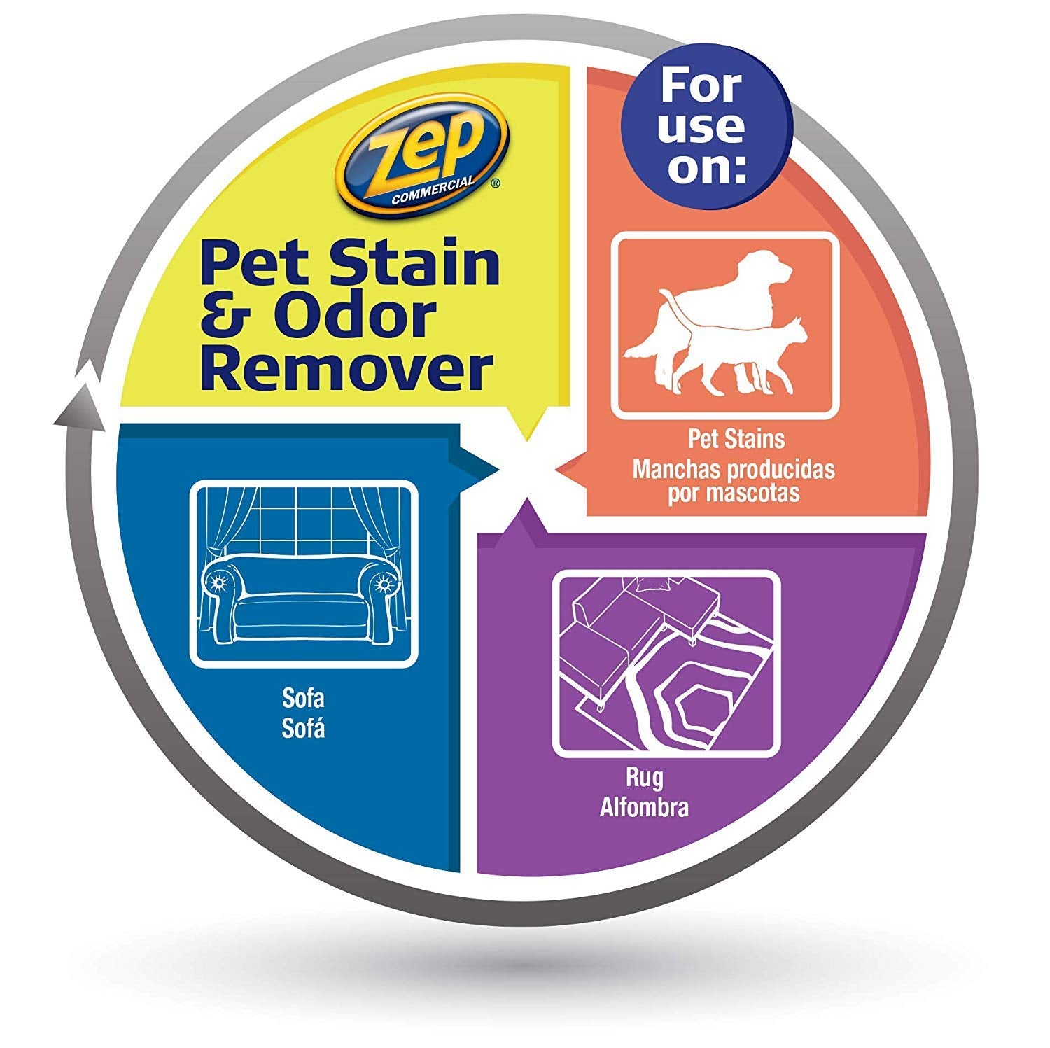 Zep Pet Stain And Odor Remover 32 Ounce Zupetodr32 (Case Of 12)