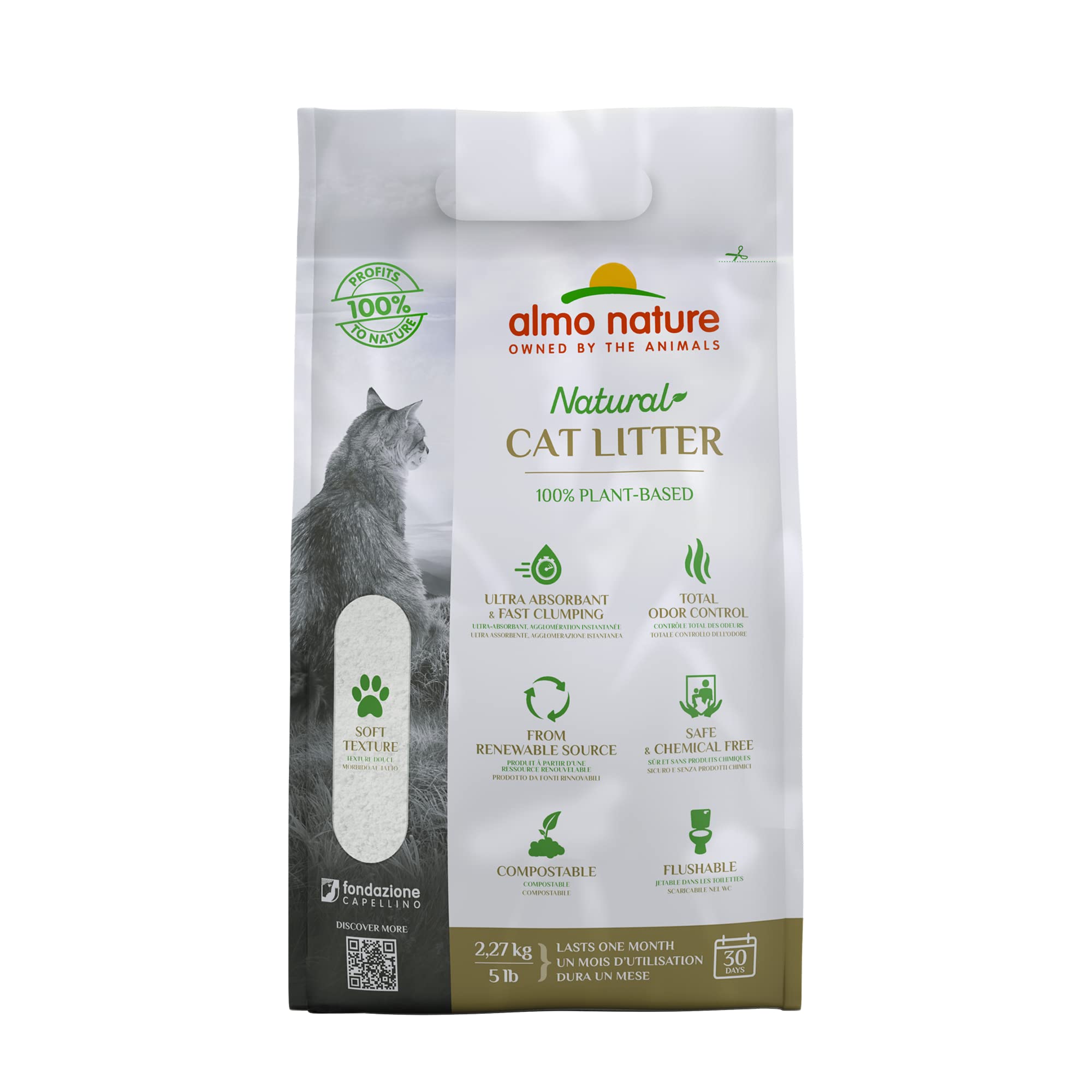 Almo Nature Cat Litter 2,27 Kg/5 Lb (76)
