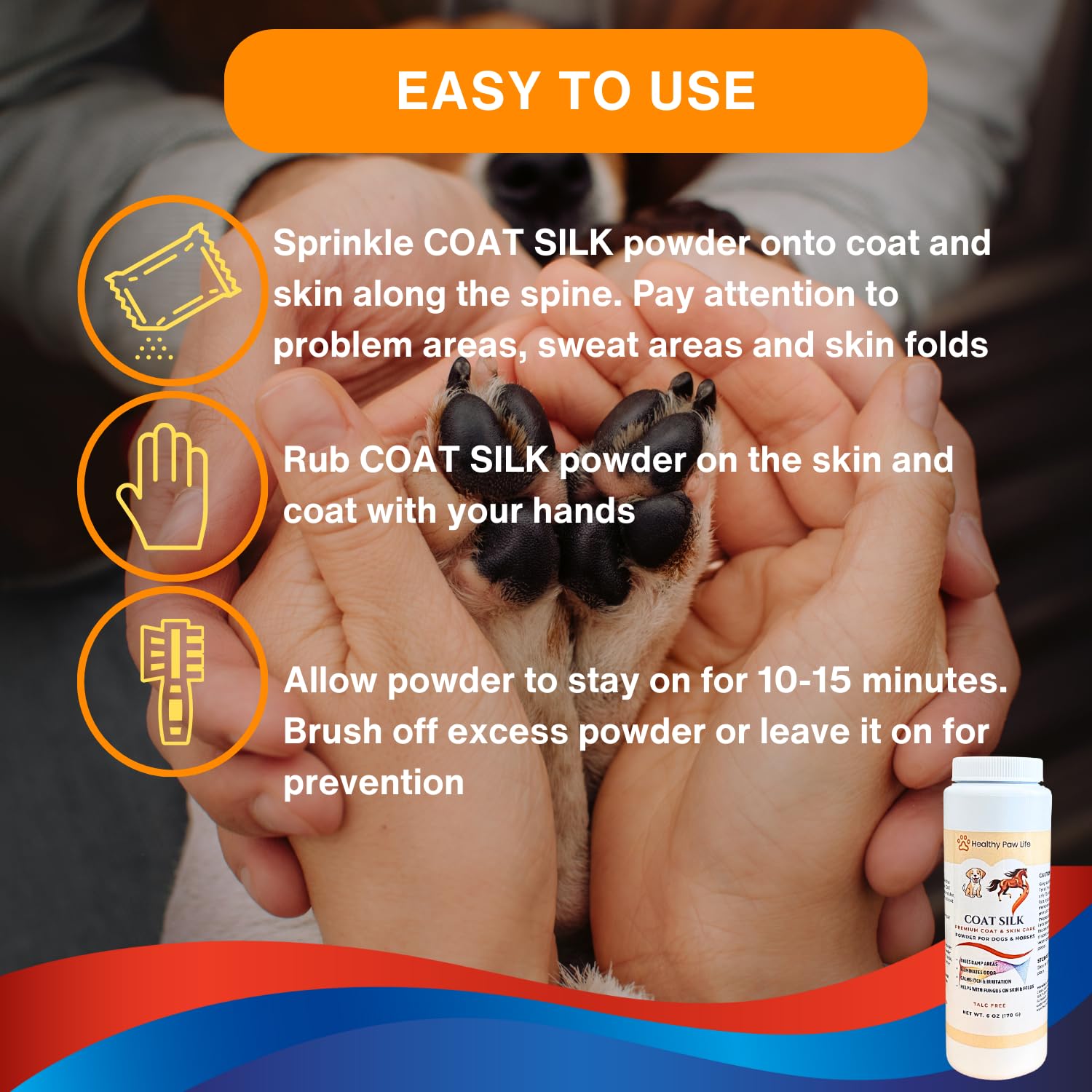 COAT SHIELD - Canine Dry Powder and Gentle Skin Cleanser for Allergies and Irritation for Dogs | Alleviate Odors and Itchiness |
