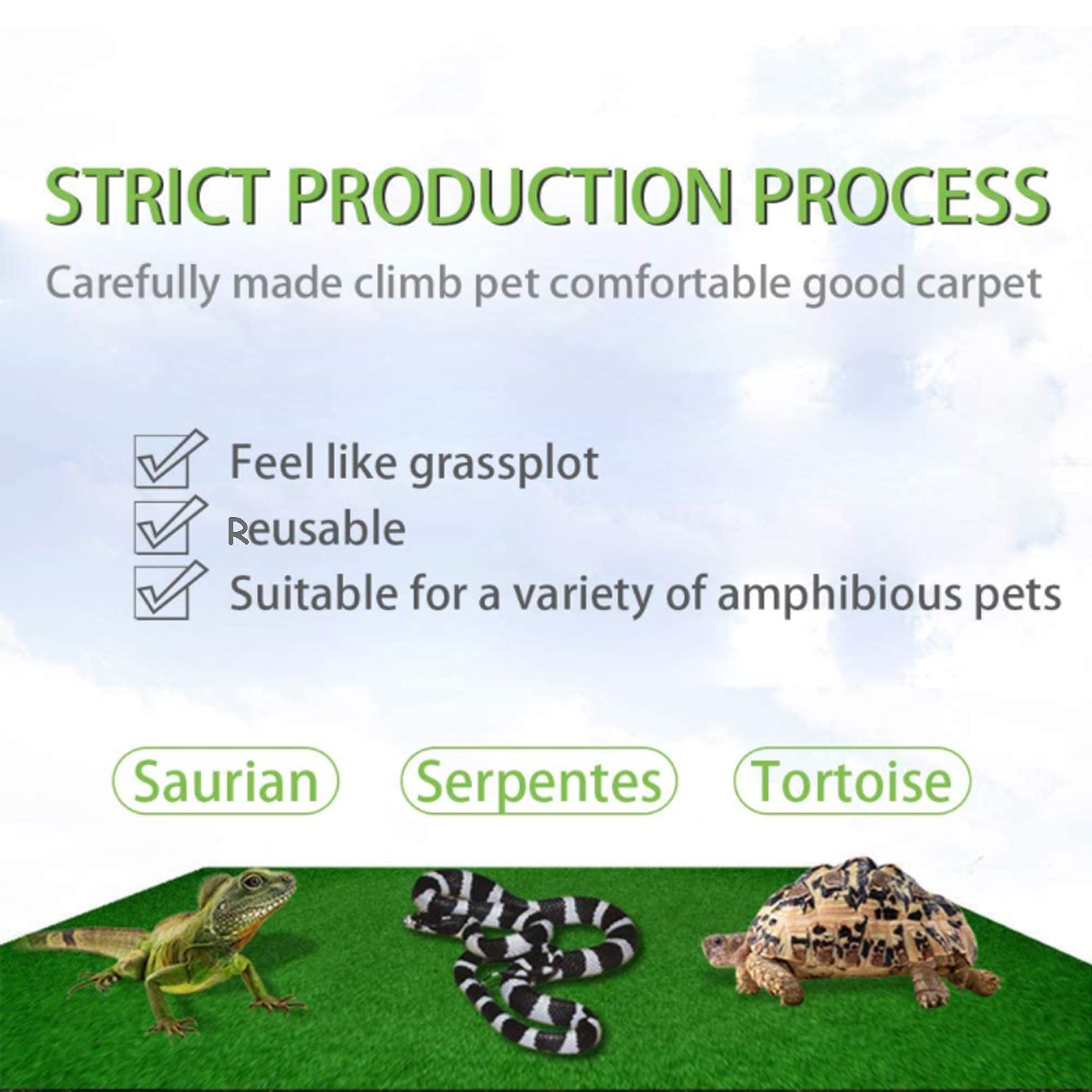 Tfwadmx Reptile Carpet, 2 Pack Of Bearded Dragon Mat Terrarium Substrate Liner Bedding For Snake Turtle Lizard Geckos Hermit Cra